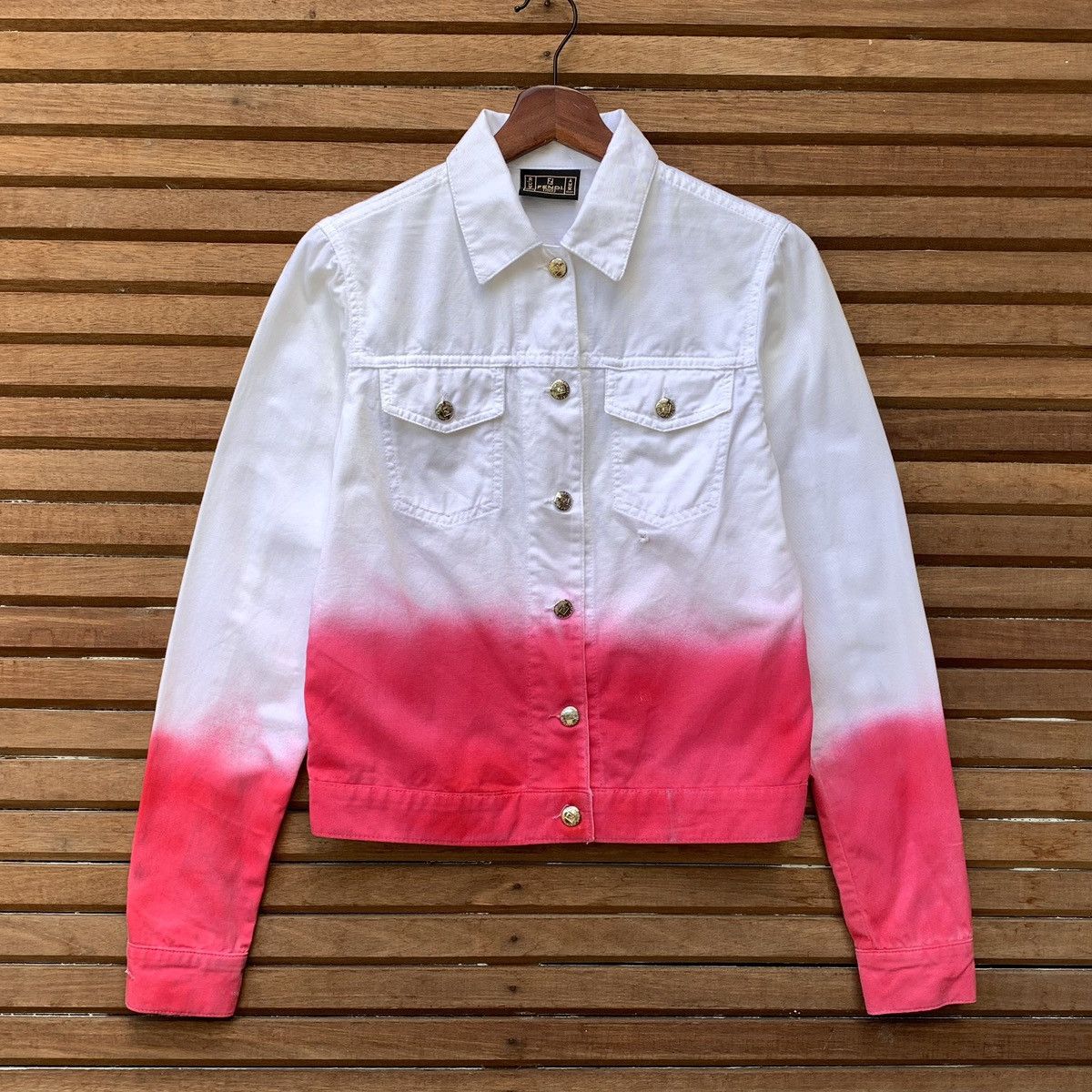 Fendi Fendi Jeans Italy Cotton Jacket Size XS / US 0-2 / IT 36-38 - 1 Thumbnail