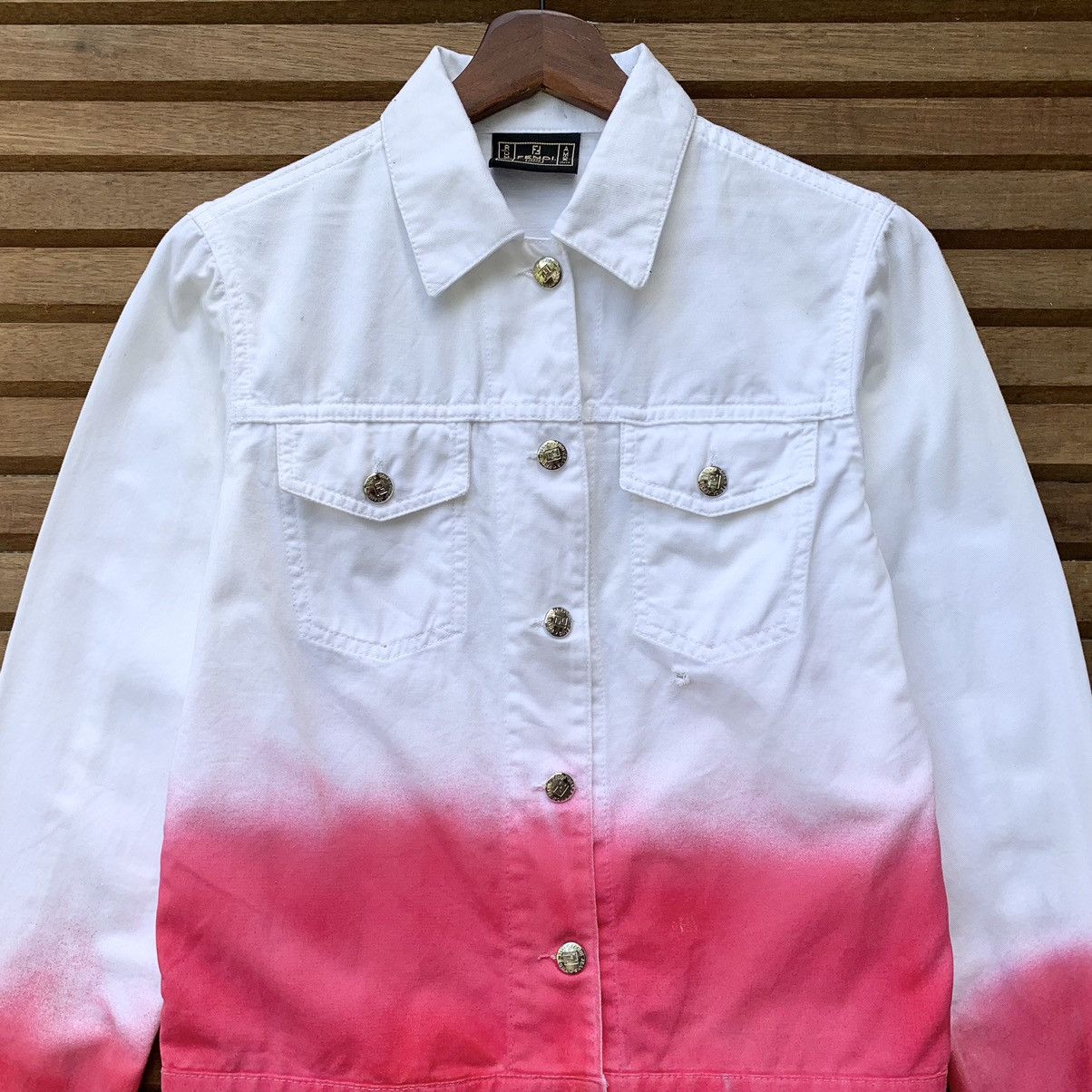 Fendi Fendi Jeans Italy Cotton Jacket Size XS / US 0-2 / IT 36-38 - 6 Thumbnail