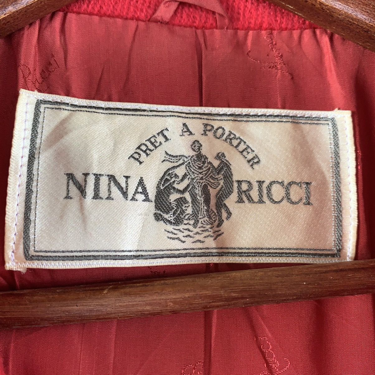 Nina Ricci Nina Ricci Wool Coat Size S / US 4 / IT 40 - 11 Thumbnail