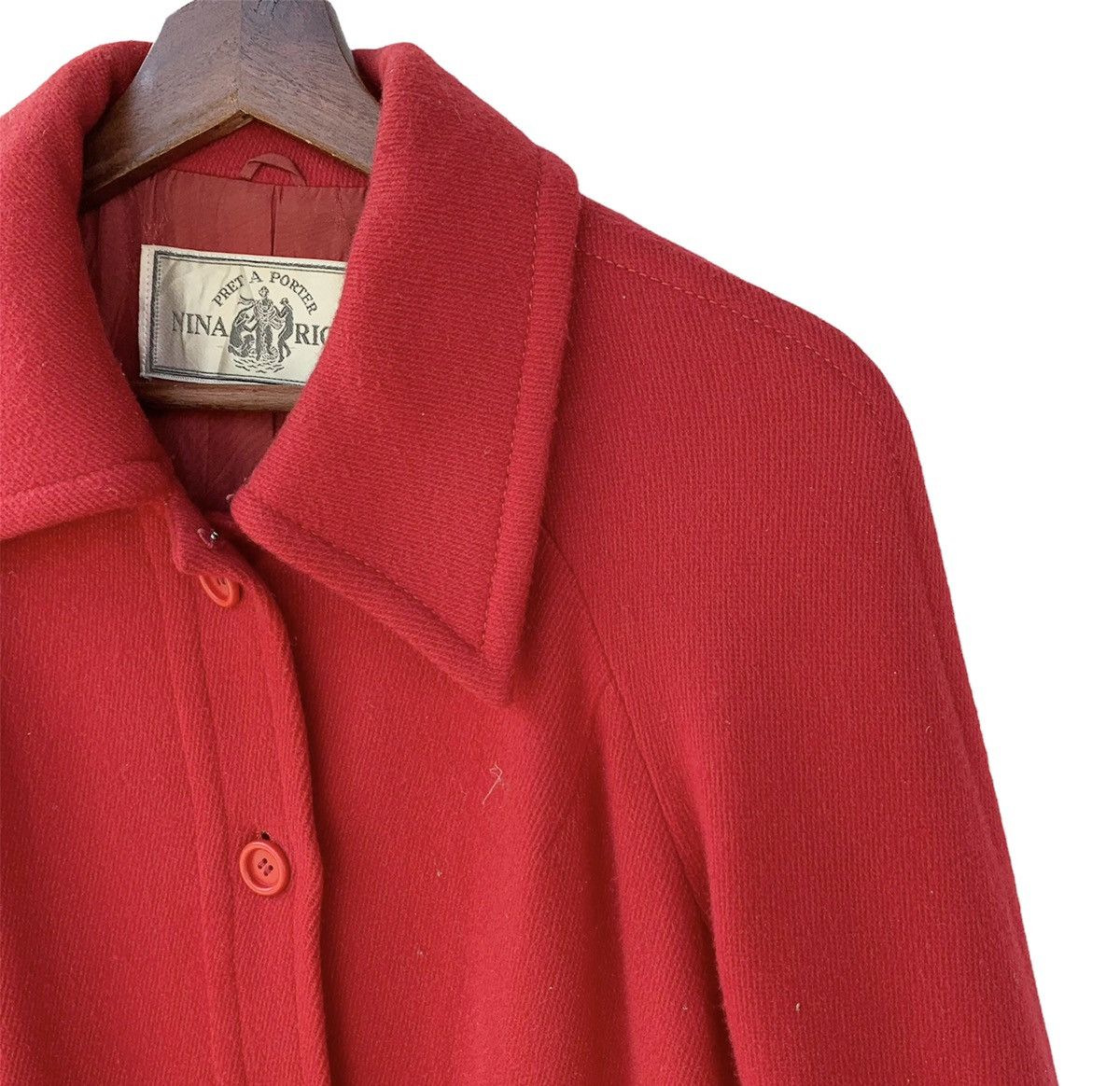 Nina Ricci Nina Ricci Wool Coat Size S / US 4 / IT 40 - 7 Thumbnail