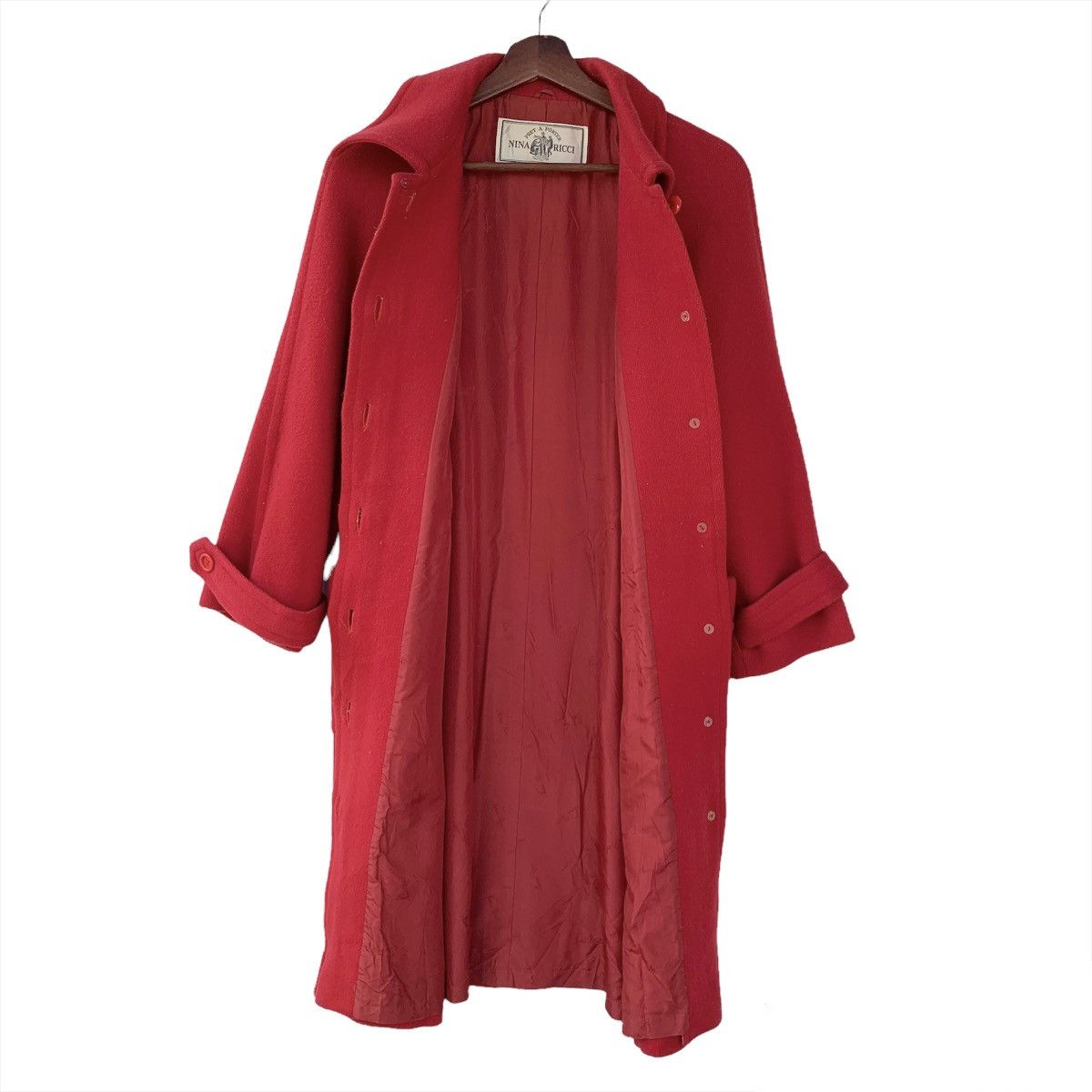 Nina Ricci Nina Ricci Wool Coat Size S / US 4 / IT 40 - 3 Thumbnail