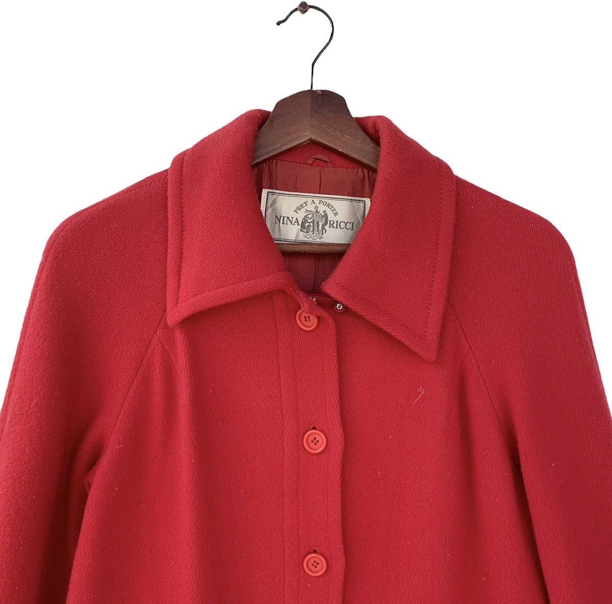 Nina Ricci Nina Ricci Wool Coat Size S / US 4 / IT 40 - 6 Thumbnail