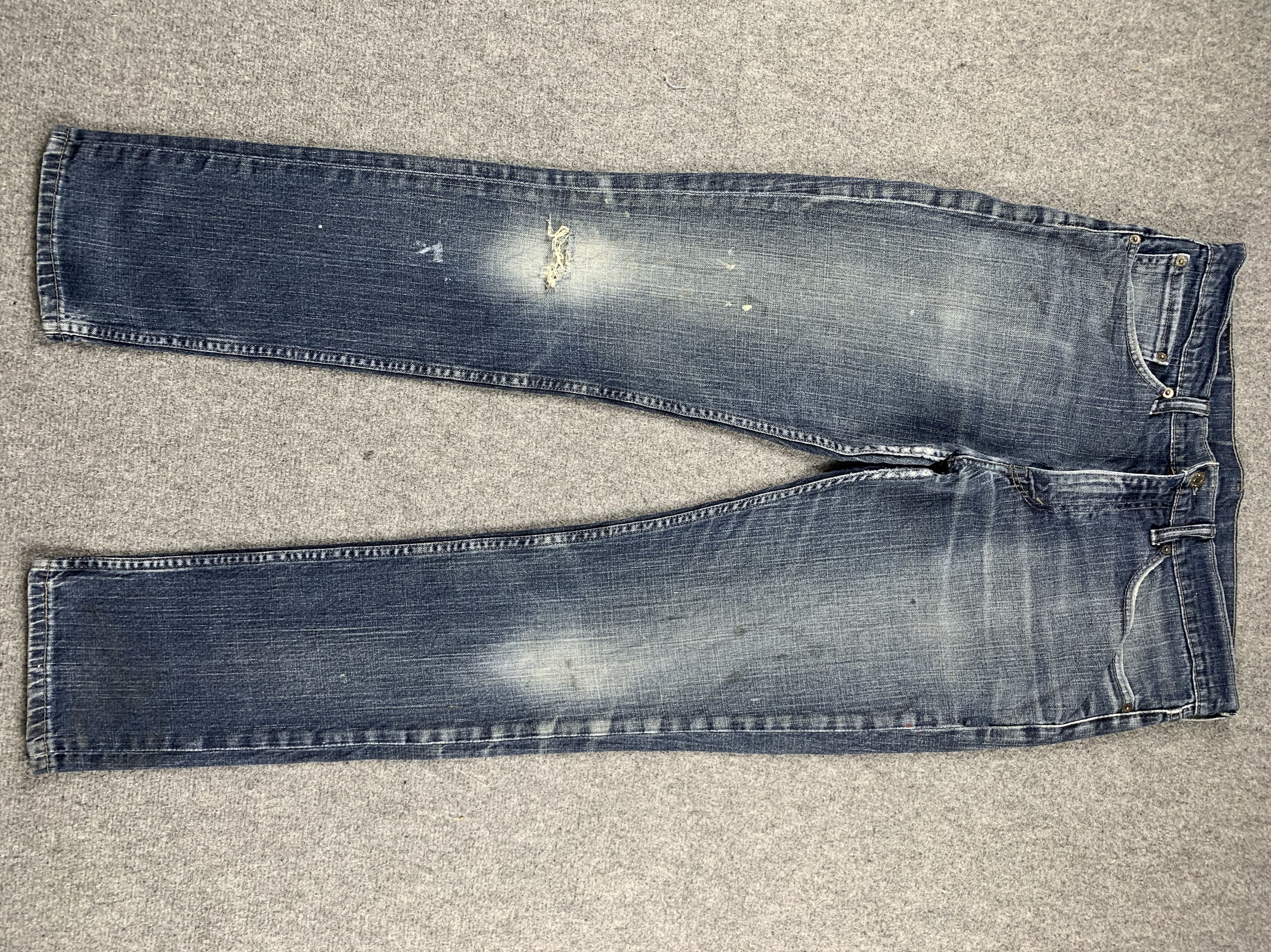image of Levis 511 Faded Blue Jeans in Blue Denim, Men's (Size 34)