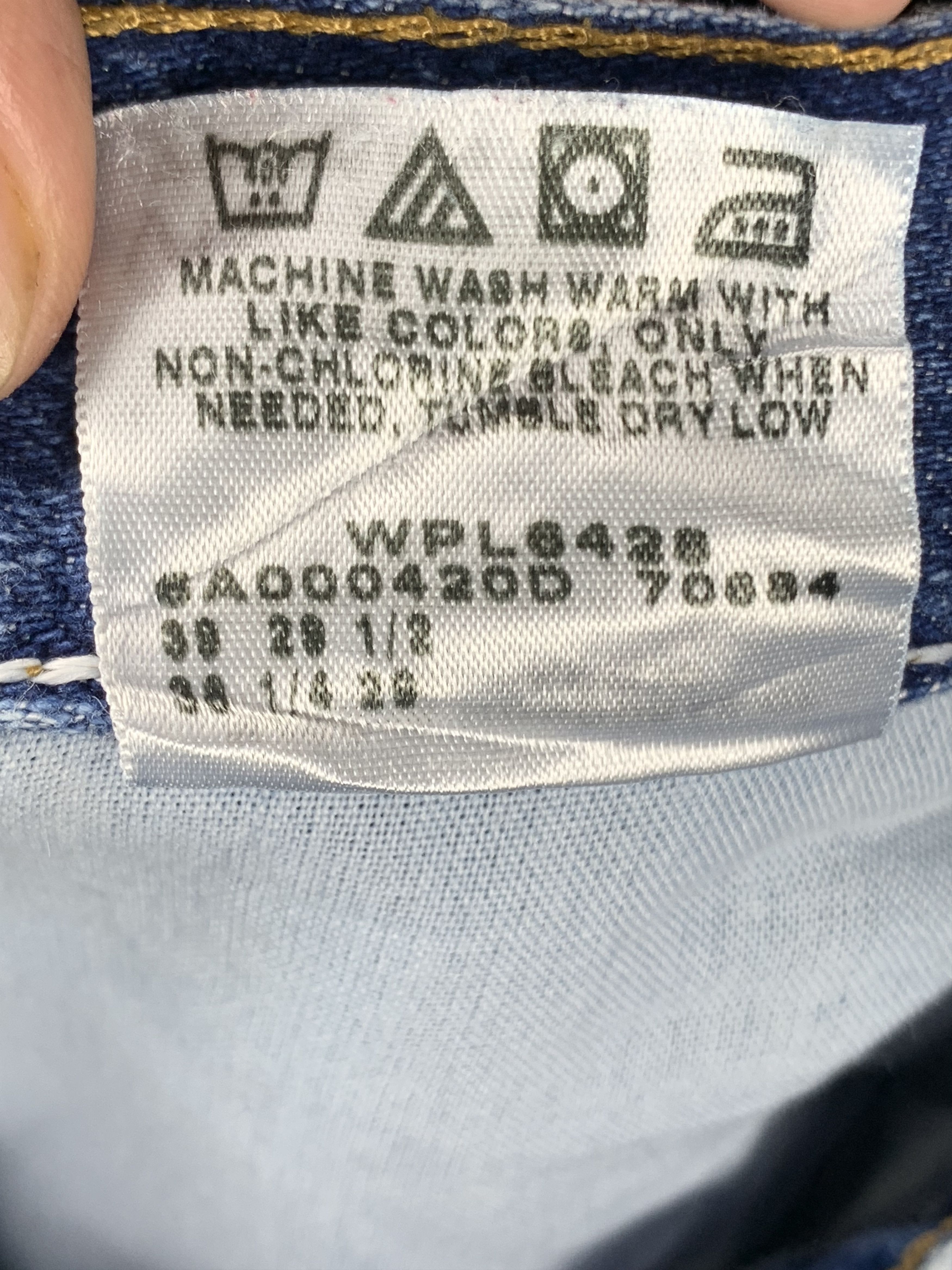Vintage Vintage Wrangler Blue Jeans DP1917 Size US 37 - 7 Thumbnail