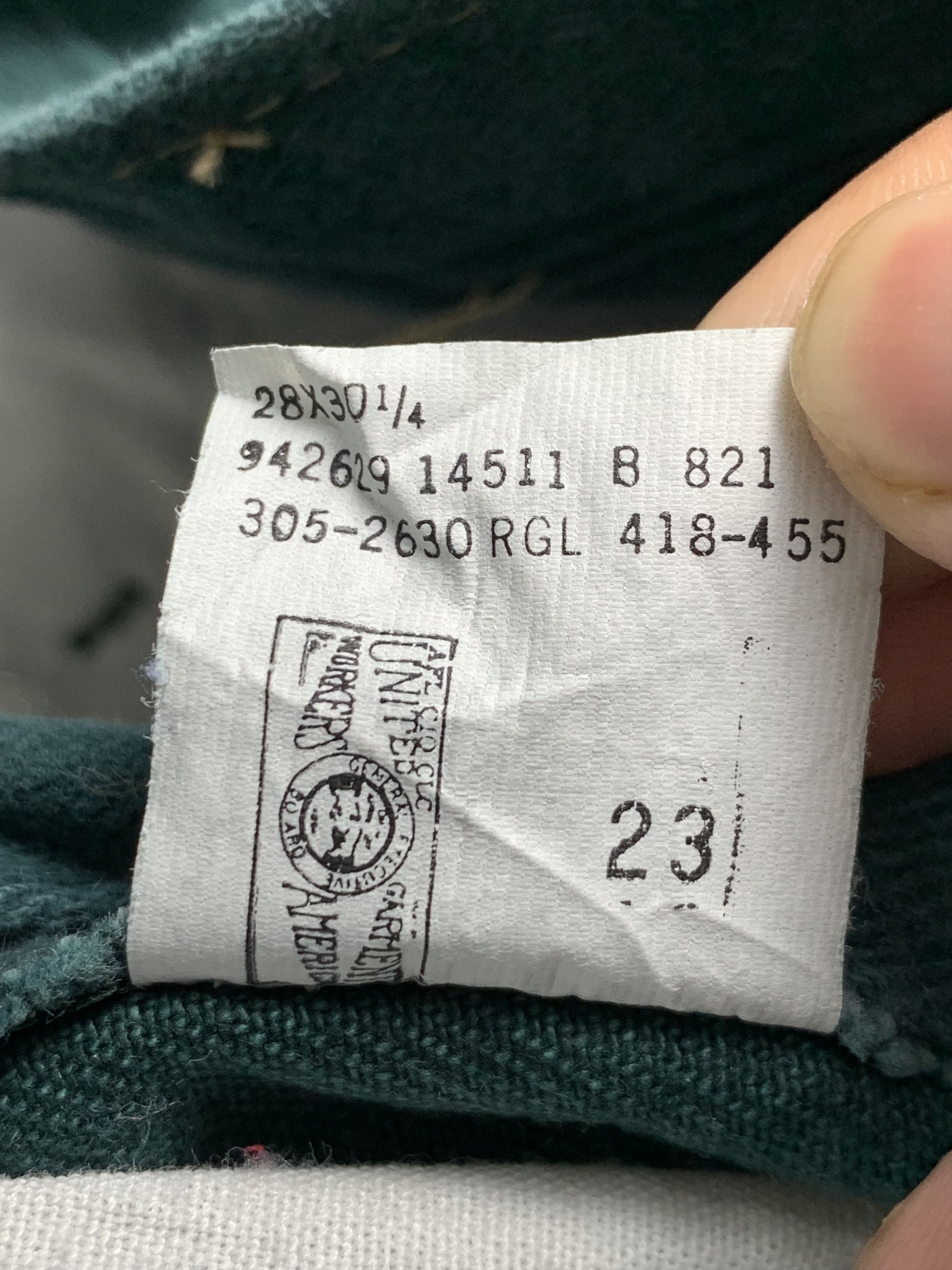 Lee Vintage Lee Green Jeans DP1918 Size US 28 / EU 44 - 7 Thumbnail