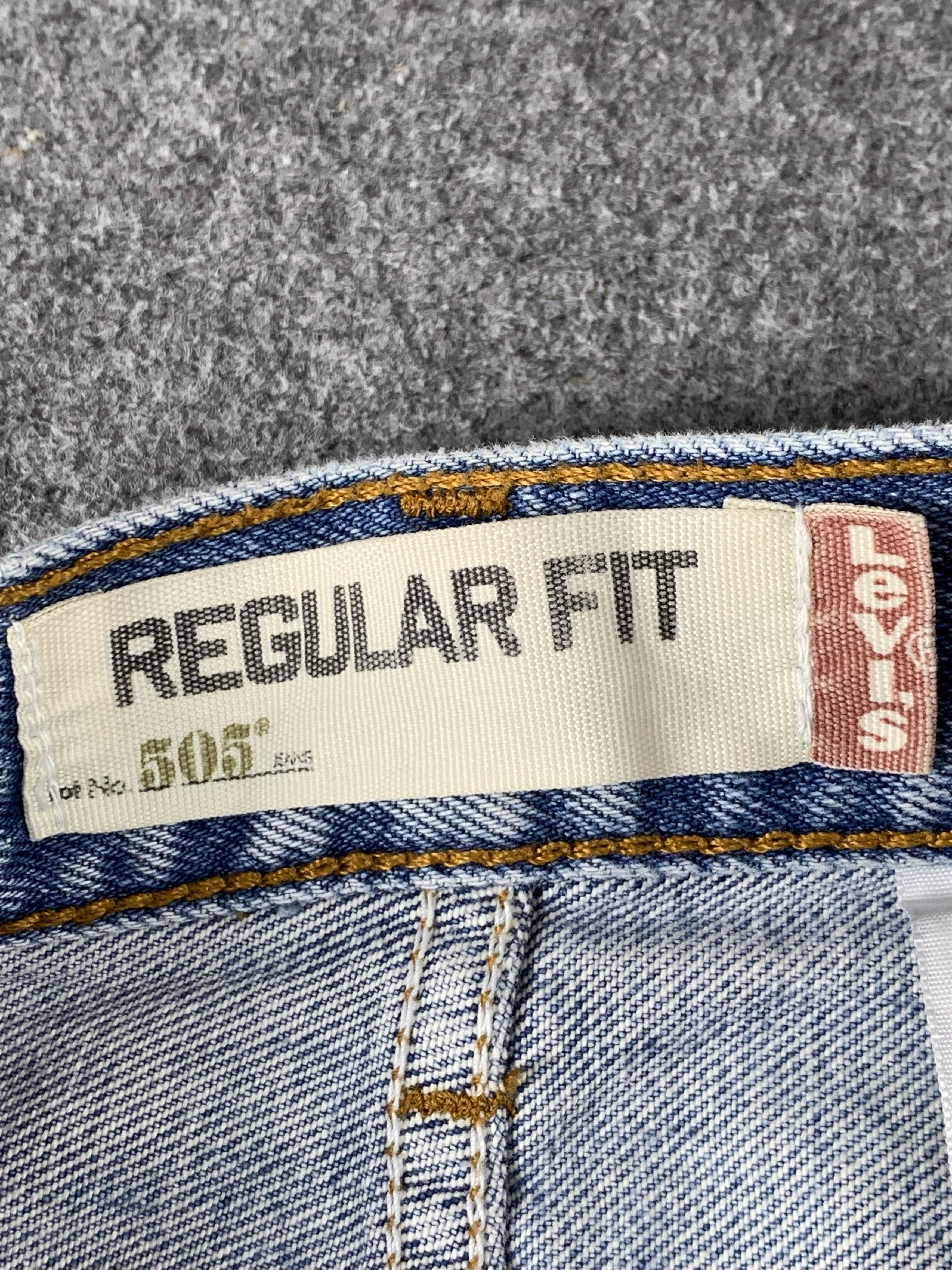 Levi's Vintage Levis 505 Light Wash Jeans DP1921 Size US 40 / EU 56 - 4 Thumbnail