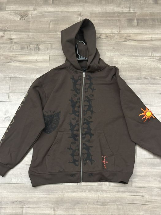 Travis Scott Travis Scott Reverse Dog Zip Up Hoodie Grailed