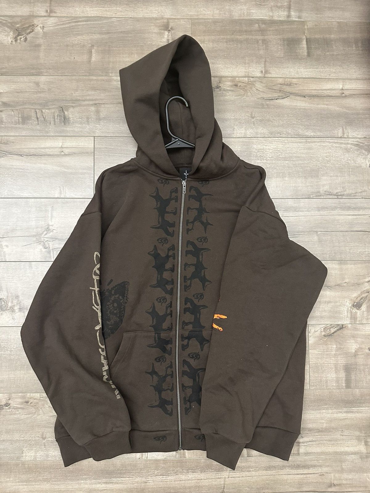 Travis Scott Travis Scott Reverse Dog Zip Up Hoodie Grailed