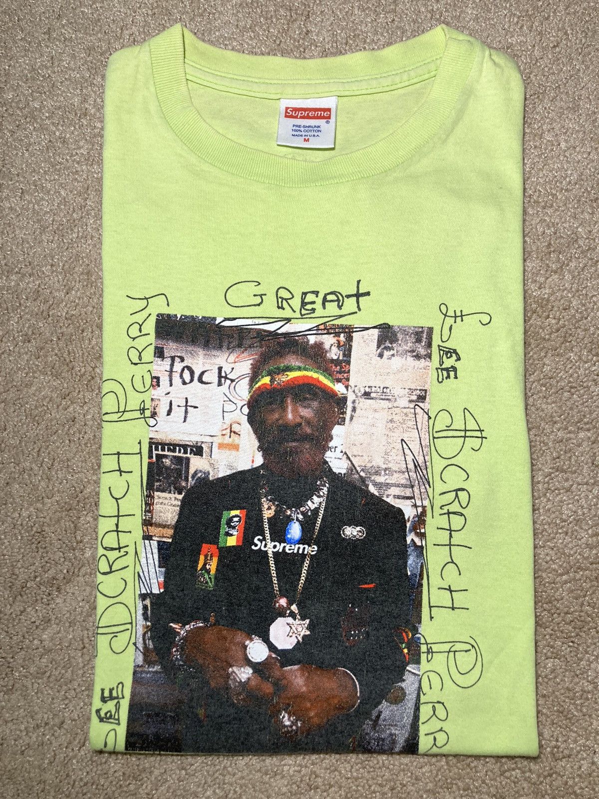 SUPREME10SS Lee Scratch Perry Photo Tee-