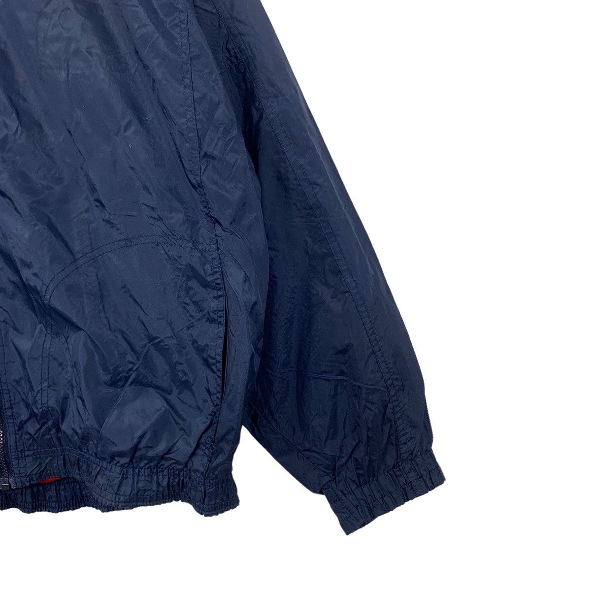 Nike × Vintage Vintage 90s Nike Swoosh Sportswear Light Zipper Jacket Size US L / EU 52-54 / 3 - 4 Thumbnail