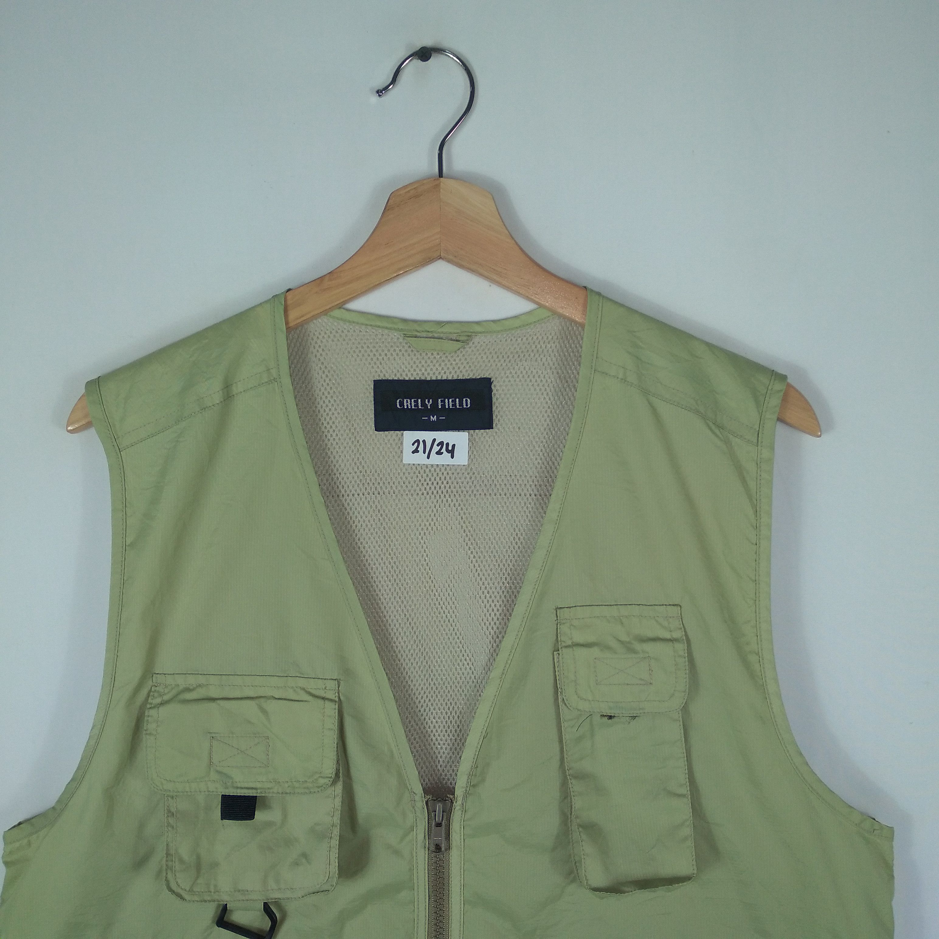 Japanese Brand Vintage Crely Field Multi Pockets Tactical Outdoor Vests Size US S / EU 44-46 / 1 - 2 Thumbnail