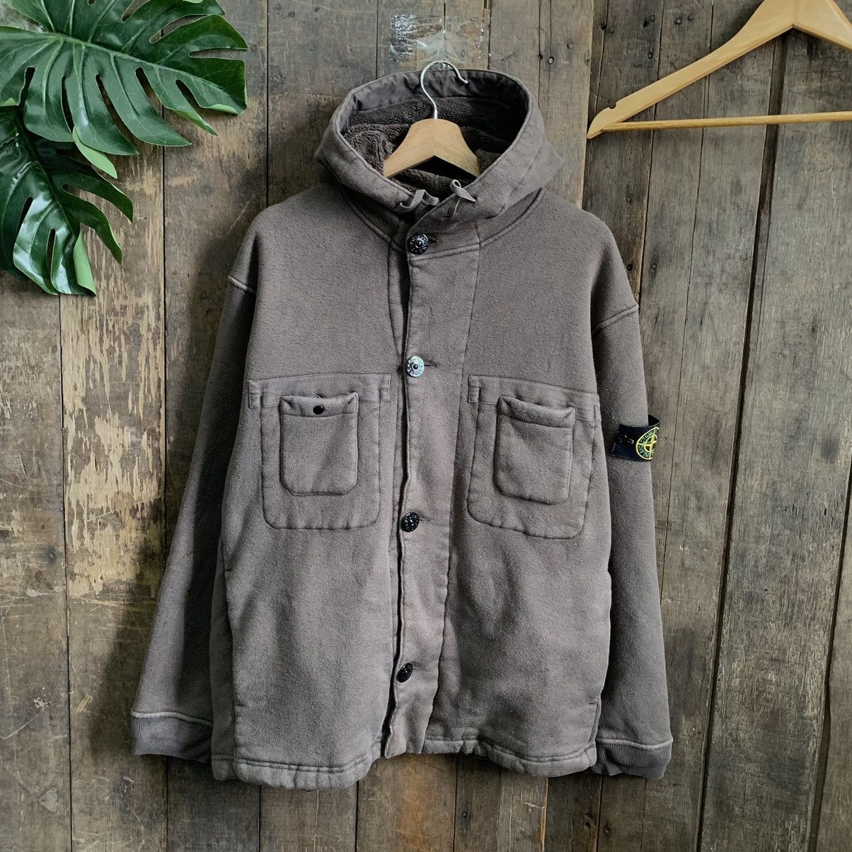 Stone Island Vintage Stone Island Hooded Jacket Size US L / EU 52-54 / 3 - 1 Thumbnail