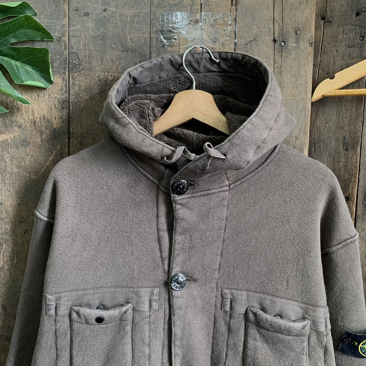 Stone Island Vintage Stone Island Hooded Jacket Size US L / EU 52-54 / 3 - 2 Thumbnail