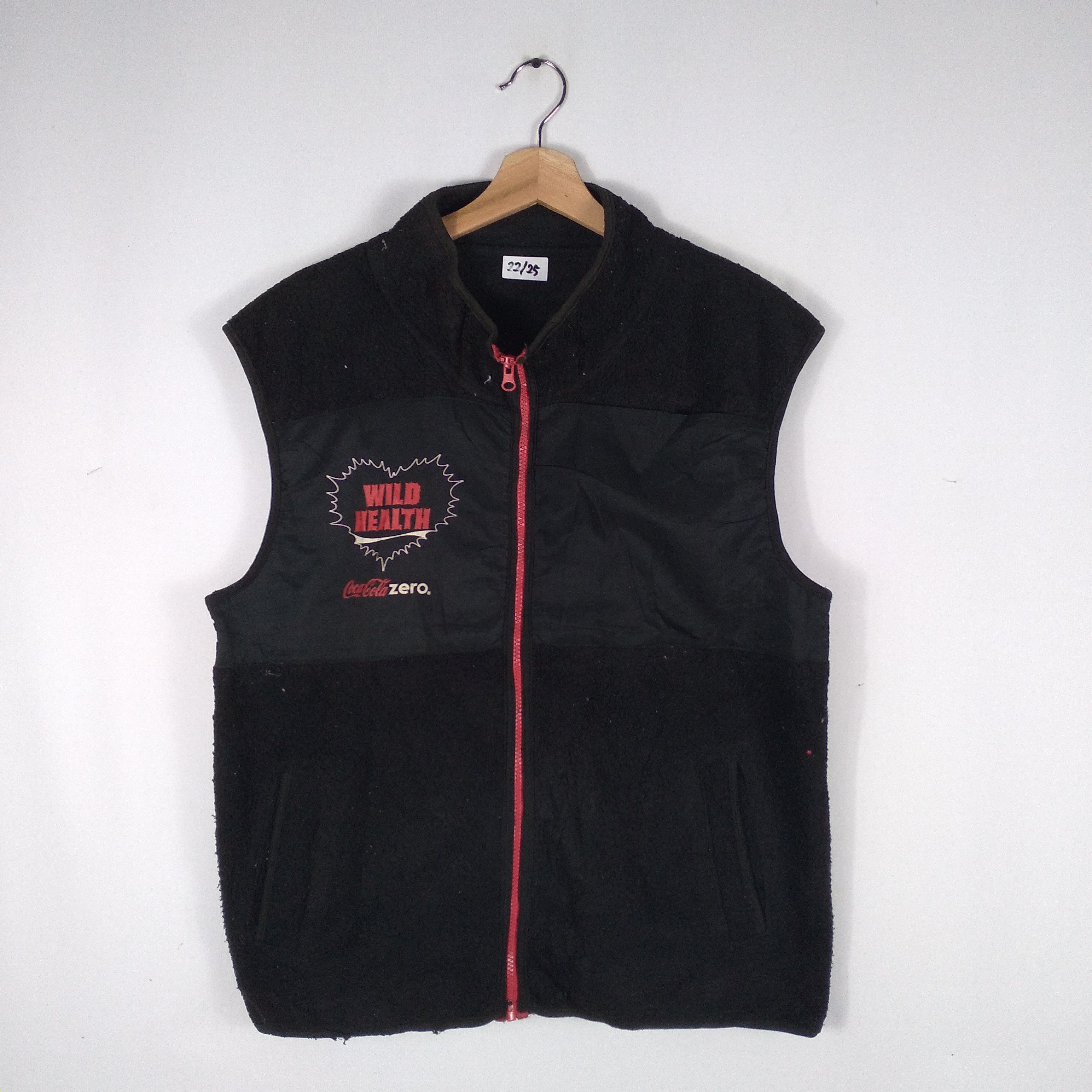 Coca Cola × Vintage Vintage Coca Cola Big Spell Out Sherpa Fleece Vests Size US M / EU 48-50 / 2 - 1 Thumbnail