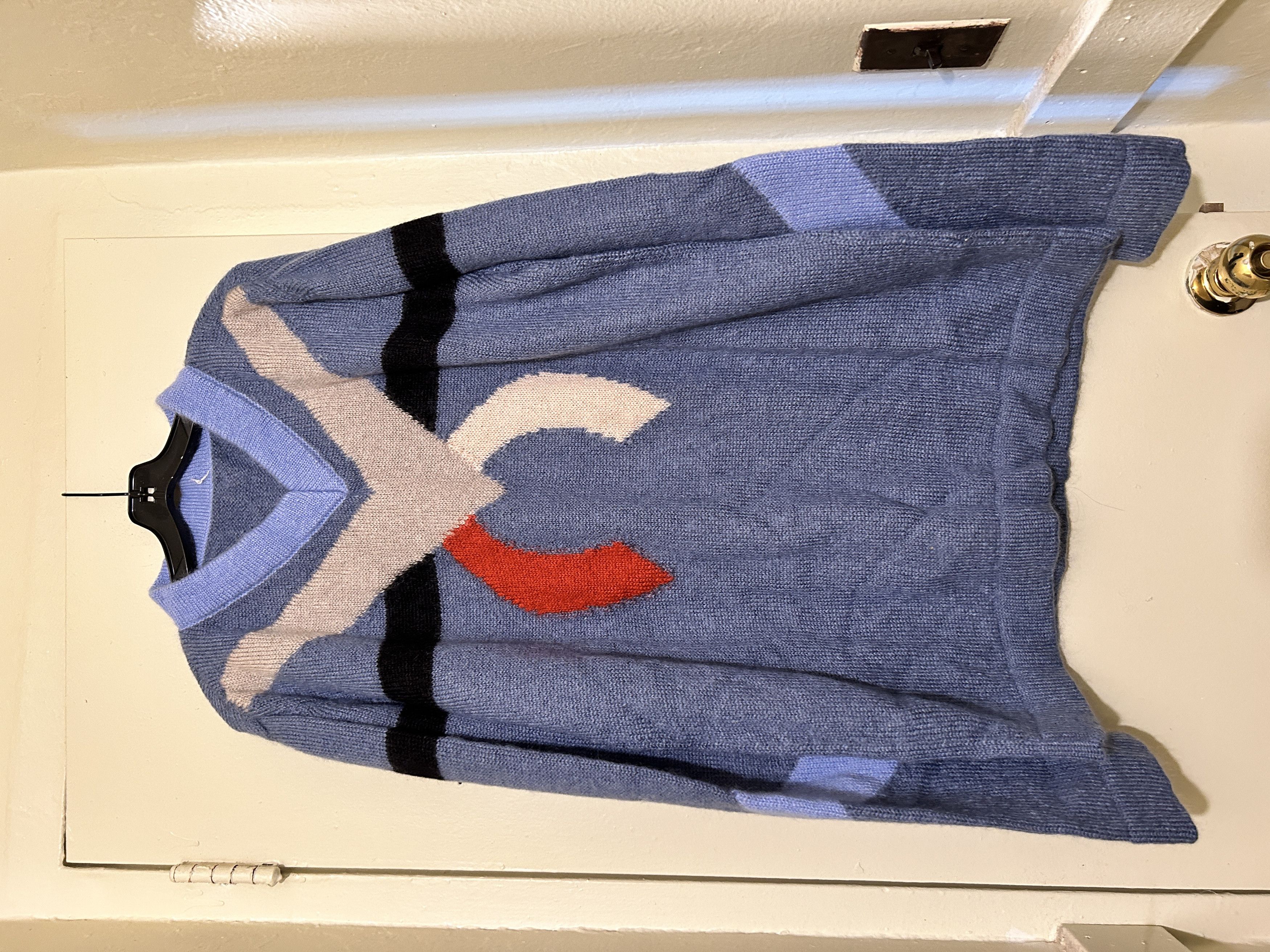 Kiko Kostadinov 00092020 NOLAN INTARSIA JUMPER SKYWAY Oversized 