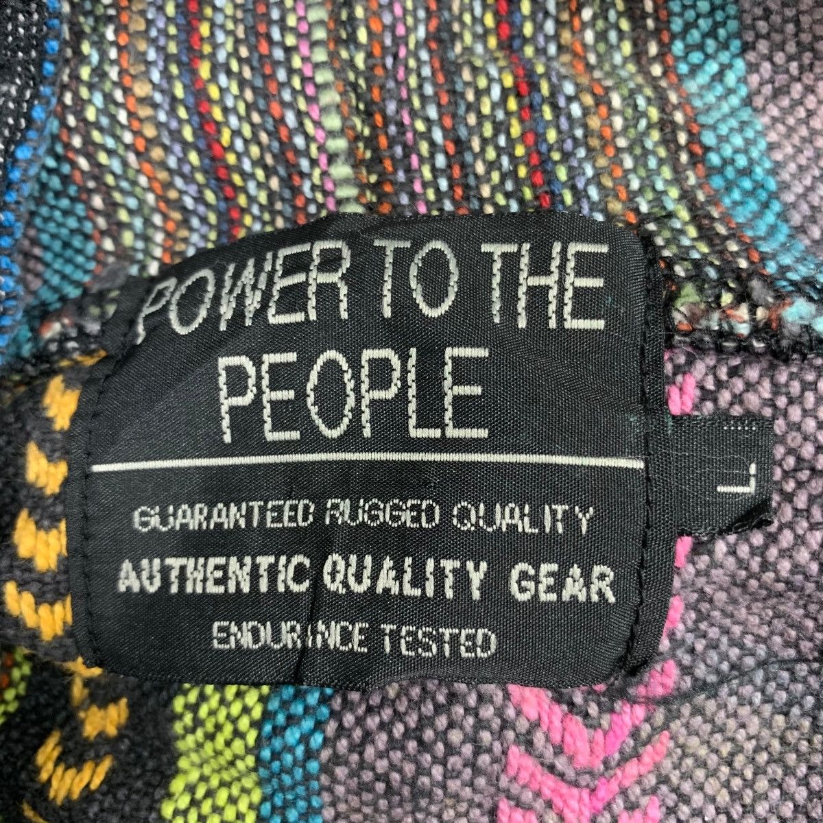 Other × Vintage Vintage Power To The People Sweater Jacket Size US L / EU 52-54 / 3 - 6 Thumbnail
