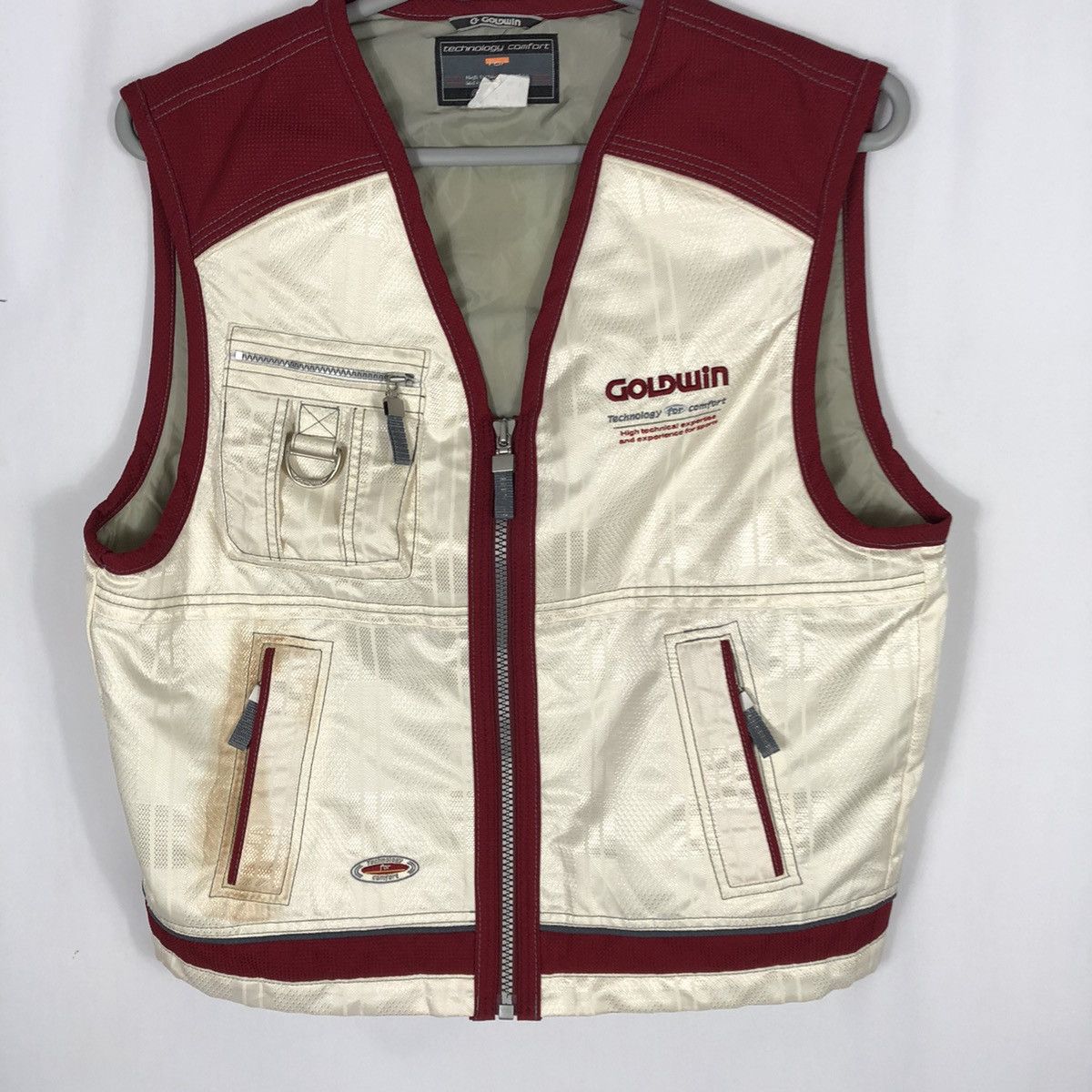 Goldwin × Japanese Brand × Vintage 🔥Rare🔥Vintage Goldwin Comfort Tactical Outdoor Vests Jacket Size US L / EU 52-54 / 3 - 3 Thumbnail