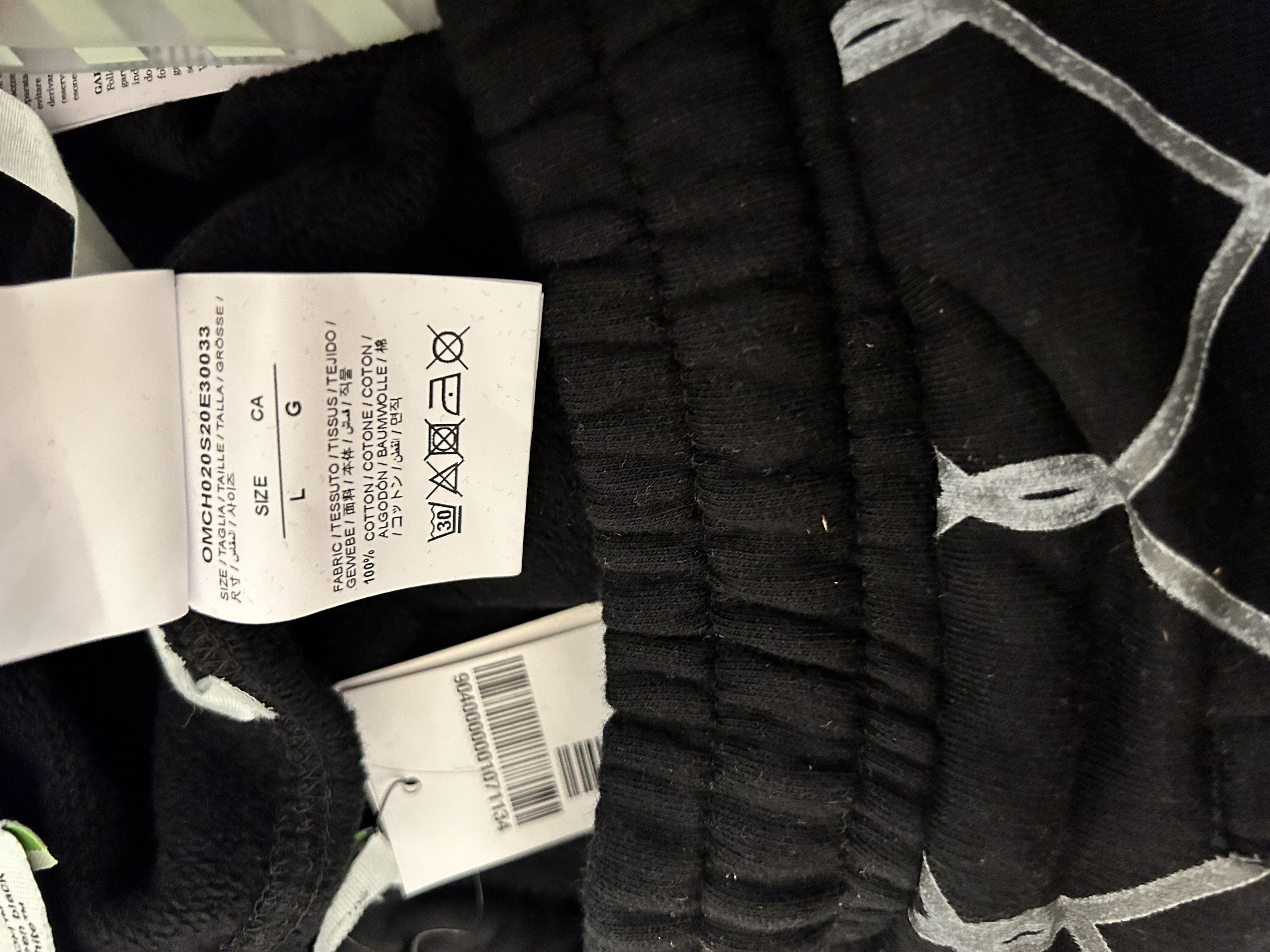 Off-White Off-White broken fence sweatpants black Size US 34 / EU 50 - 7 Thumbnail