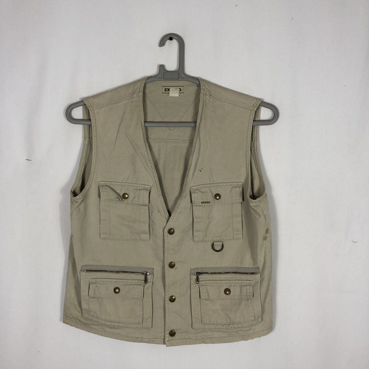 Exodus × Japanese Brand × Vintage 🔥Rare🔥Vintage Exodus Multicpockets Tactical Vests Jacket Size US S / EU 44-46 / 1 - 1 Thumbnail