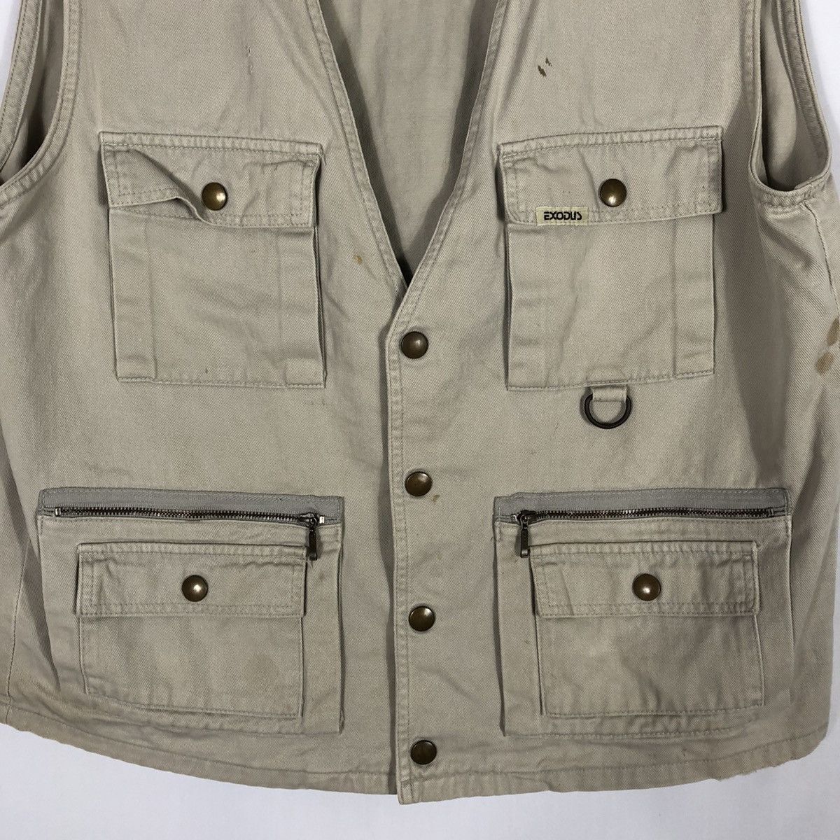 Exodus × Japanese Brand × Vintage 🔥Rare🔥Vintage Exodus Multicpockets Tactical Vests Jacket Size US S / EU 44-46 / 1 - 5 Thumbnail