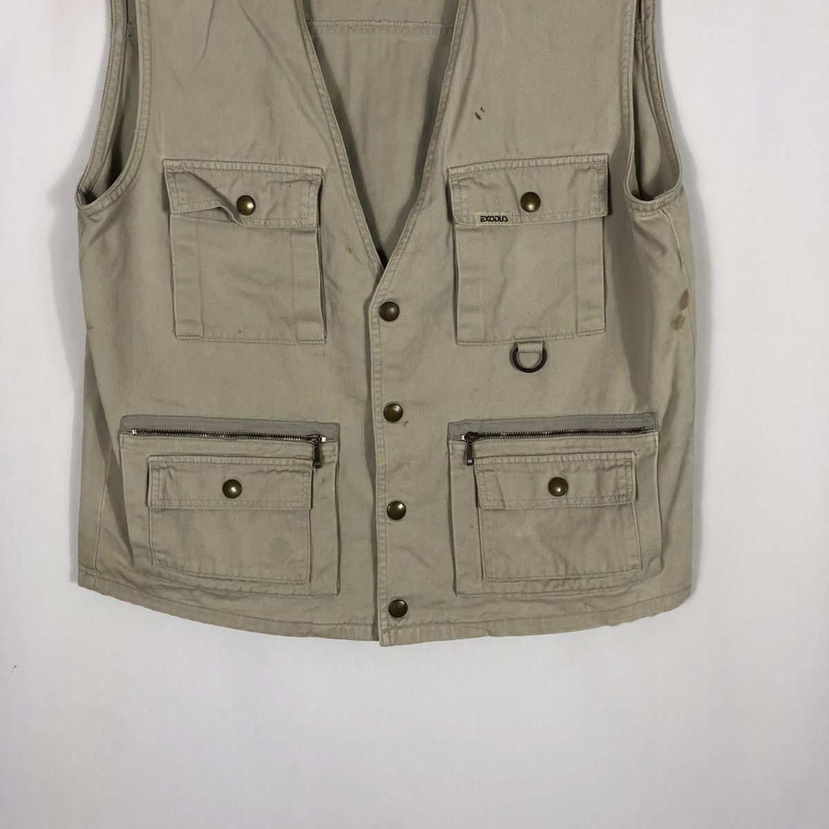 Exodus × Japanese Brand × Vintage 🔥Rare🔥Vintage Exodus Multicpockets Tactical Vests Jacket Size US S / EU 44-46 / 1 - 3 Thumbnail