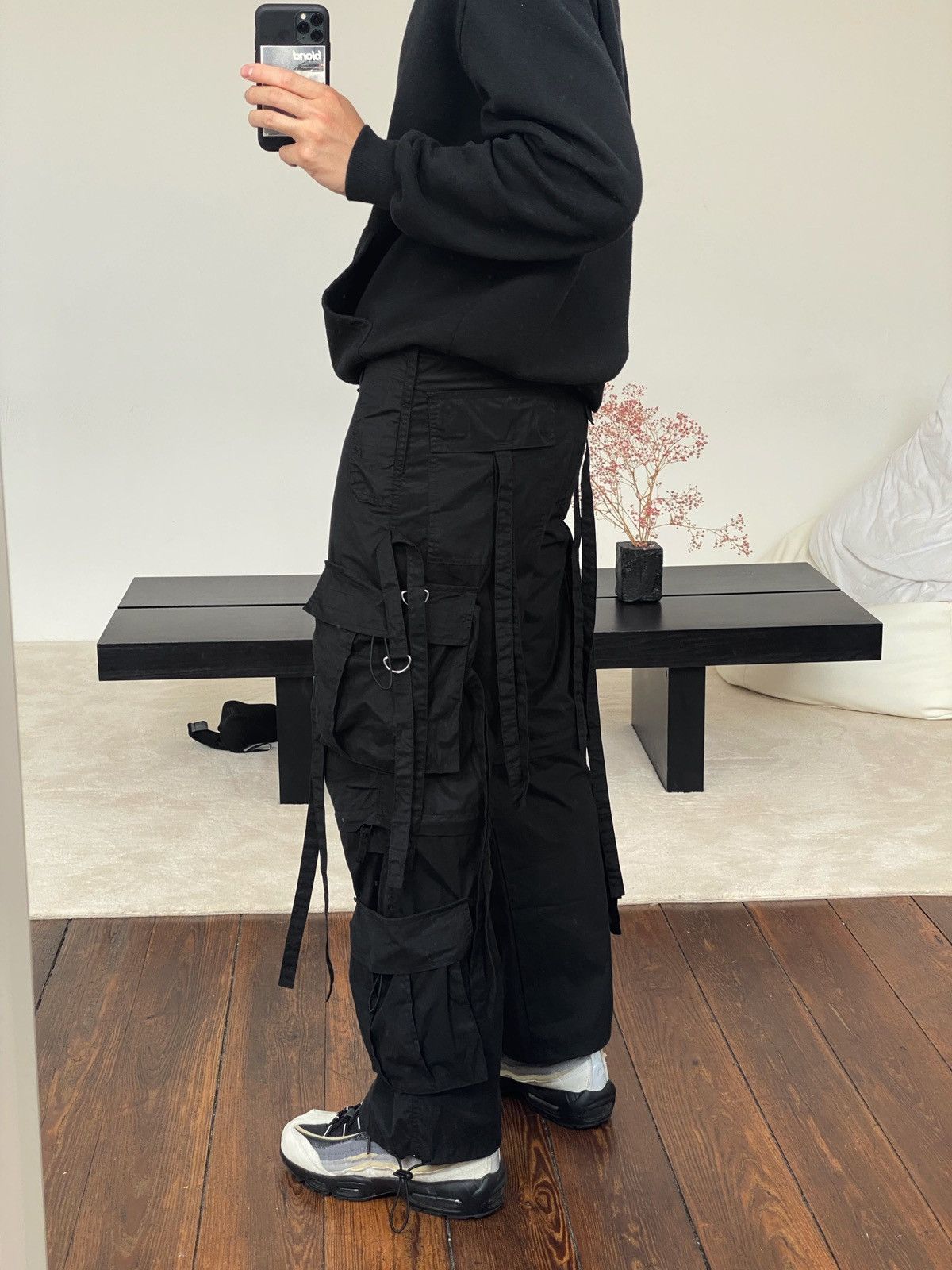 Japanese Brand × Vintage Vintage Bondage Rave Cargo Pants Size US 30 / EU 46 - 7 Thumbnail