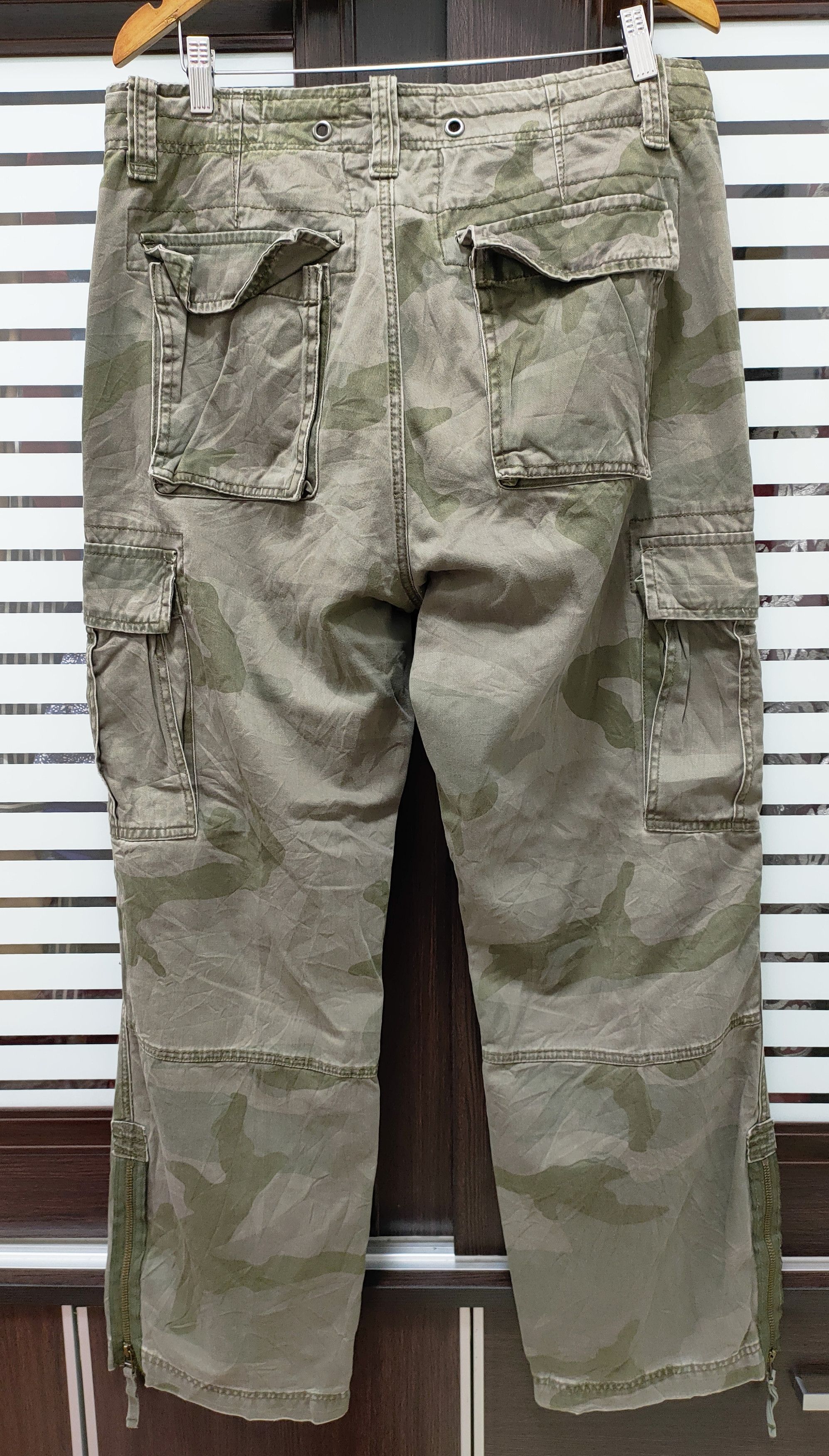 Japanese Brand 💥Alphasophy Classic Military Cargo Pants💥 Size US 34 / EU 50 - 6 Thumbnail