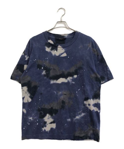 LOUIS VUITTON back logo tag design T-shirt navy size: L