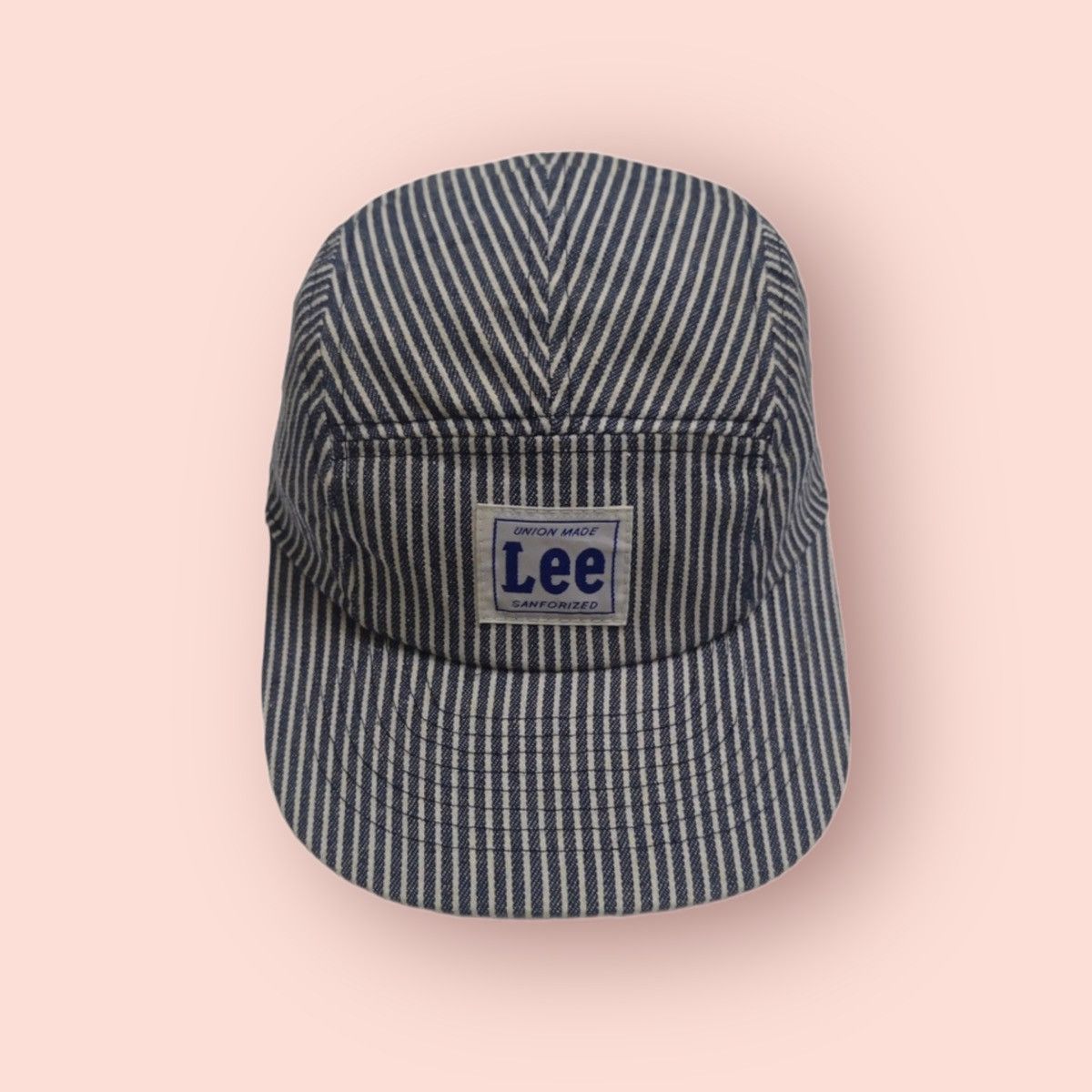 LEE HICKORY STRIPES 5 PANELS JET/CAMP CAP STRAPBACK