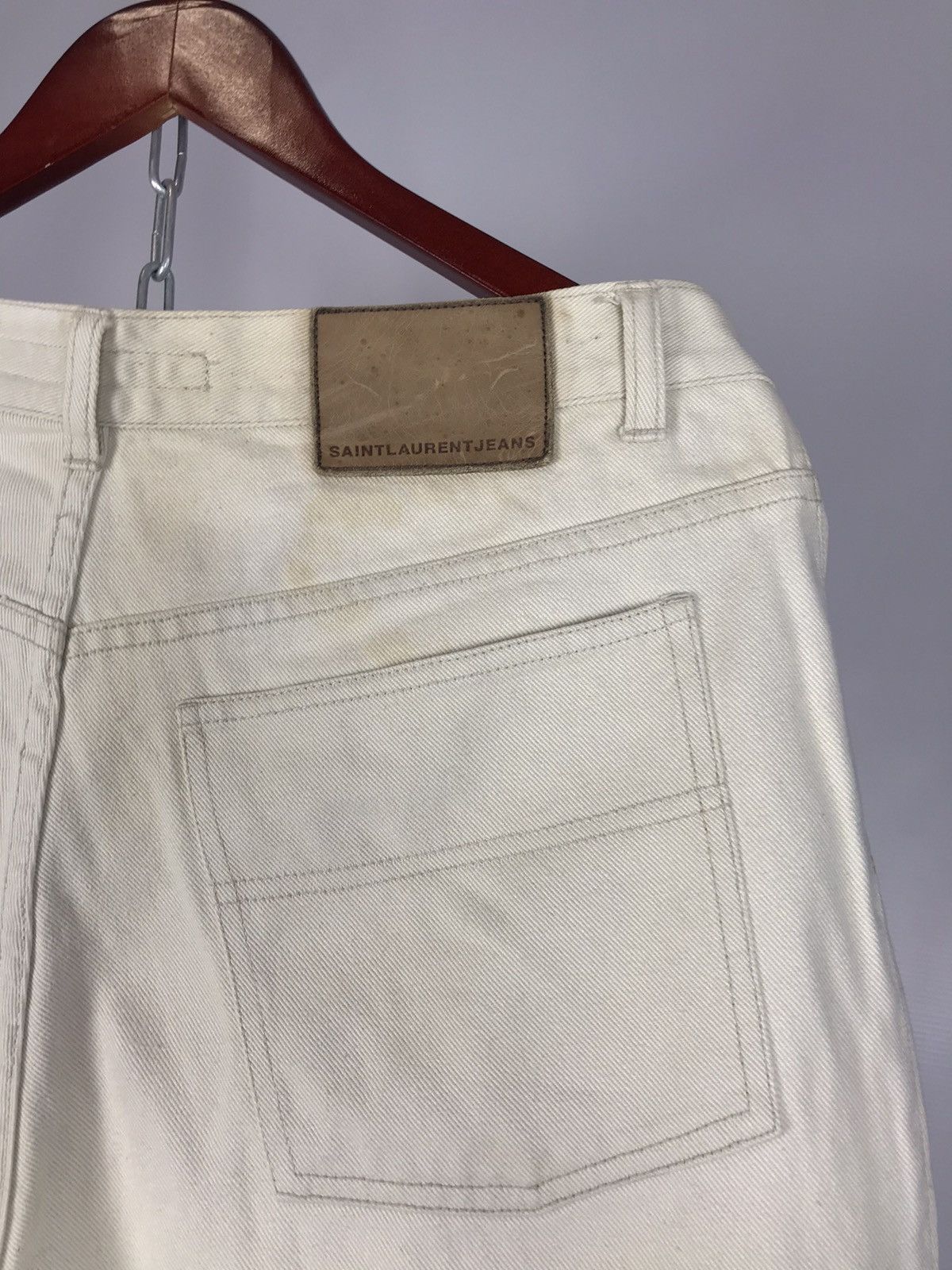 Yves Saint Laurent Saint Laurent vintage luxury jeans Size US 36 / EU 52 - 6 Thumbnail