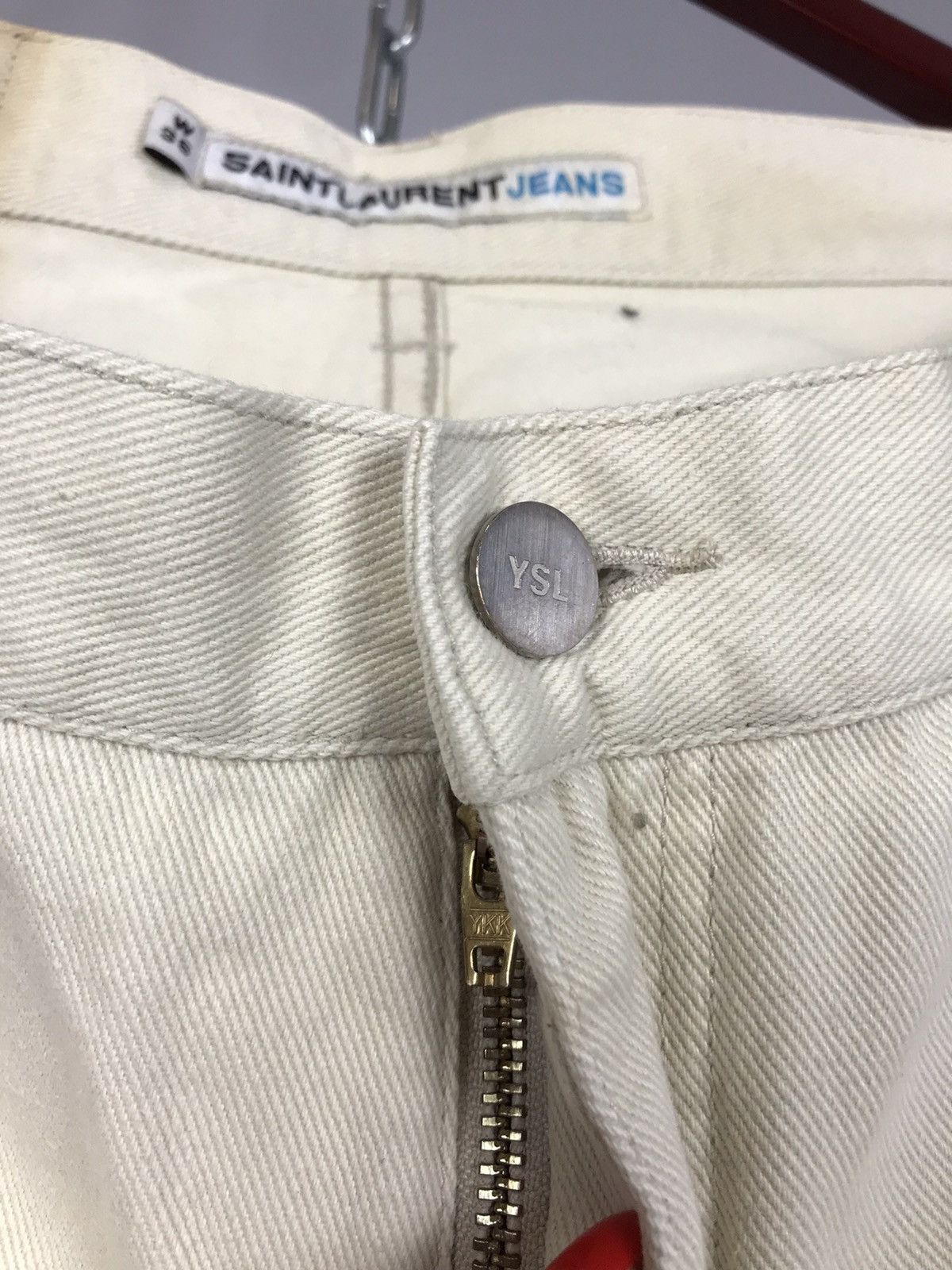 Yves Saint Laurent Saint Laurent vintage luxury jeans Size US 36 / EU 52 - 4 Thumbnail
