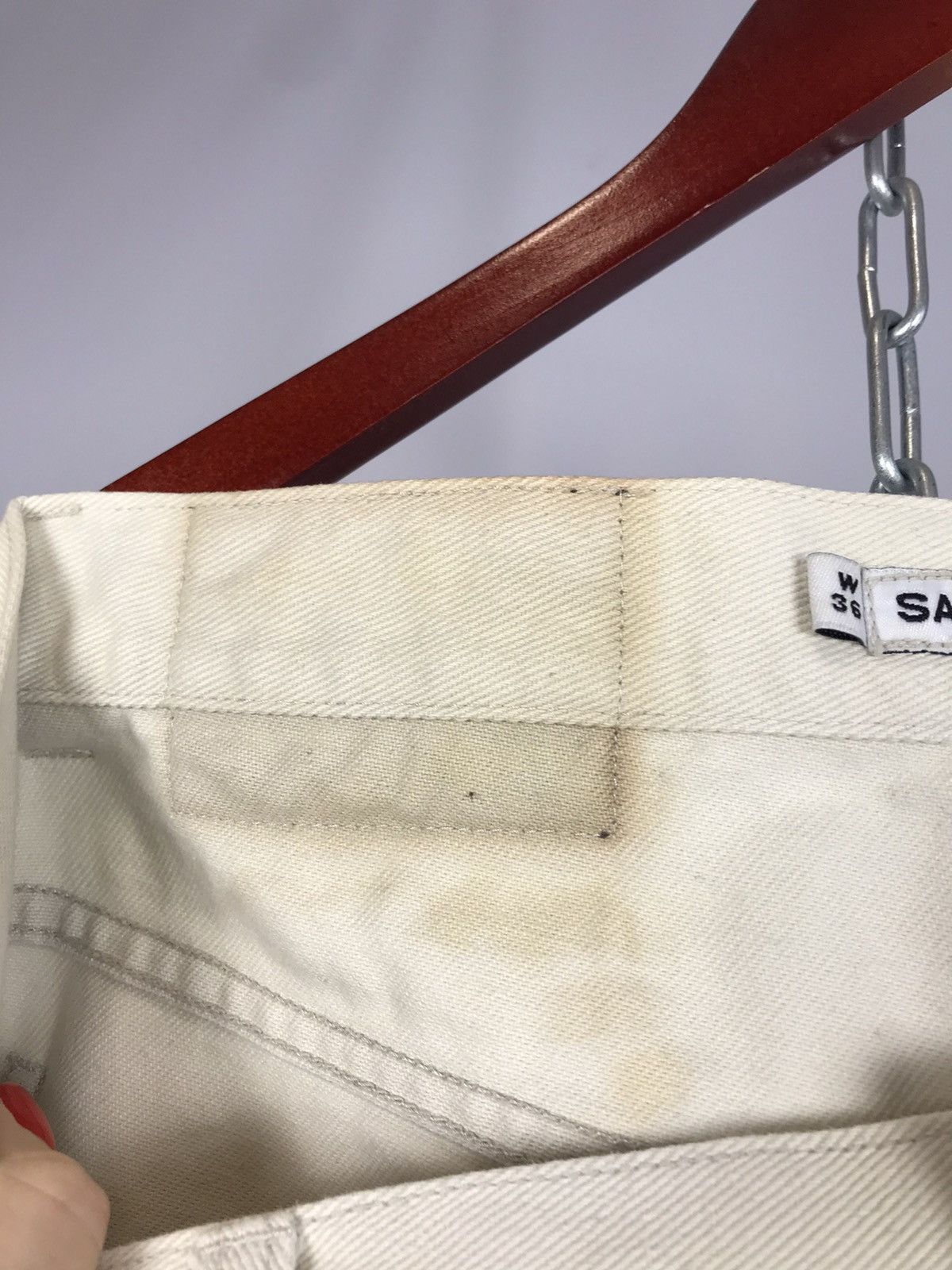 Yves Saint Laurent Saint Laurent vintage luxury jeans Size US 36 / EU 52 - 10 Thumbnail