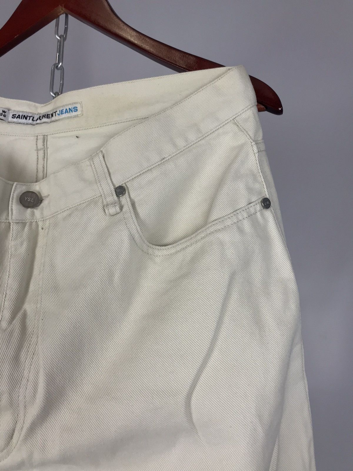 Yves Saint Laurent Saint Laurent vintage luxury jeans Size US 36 / EU 52 - 2 Thumbnail