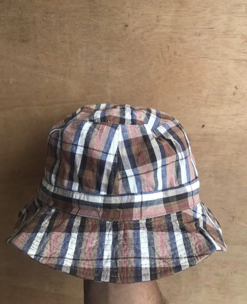 Beverly Hills Polo Club × Vintage VTG Polo Club Burberrys Checked Bucket Hat Size ONE SIZE - 3 Thumbnail