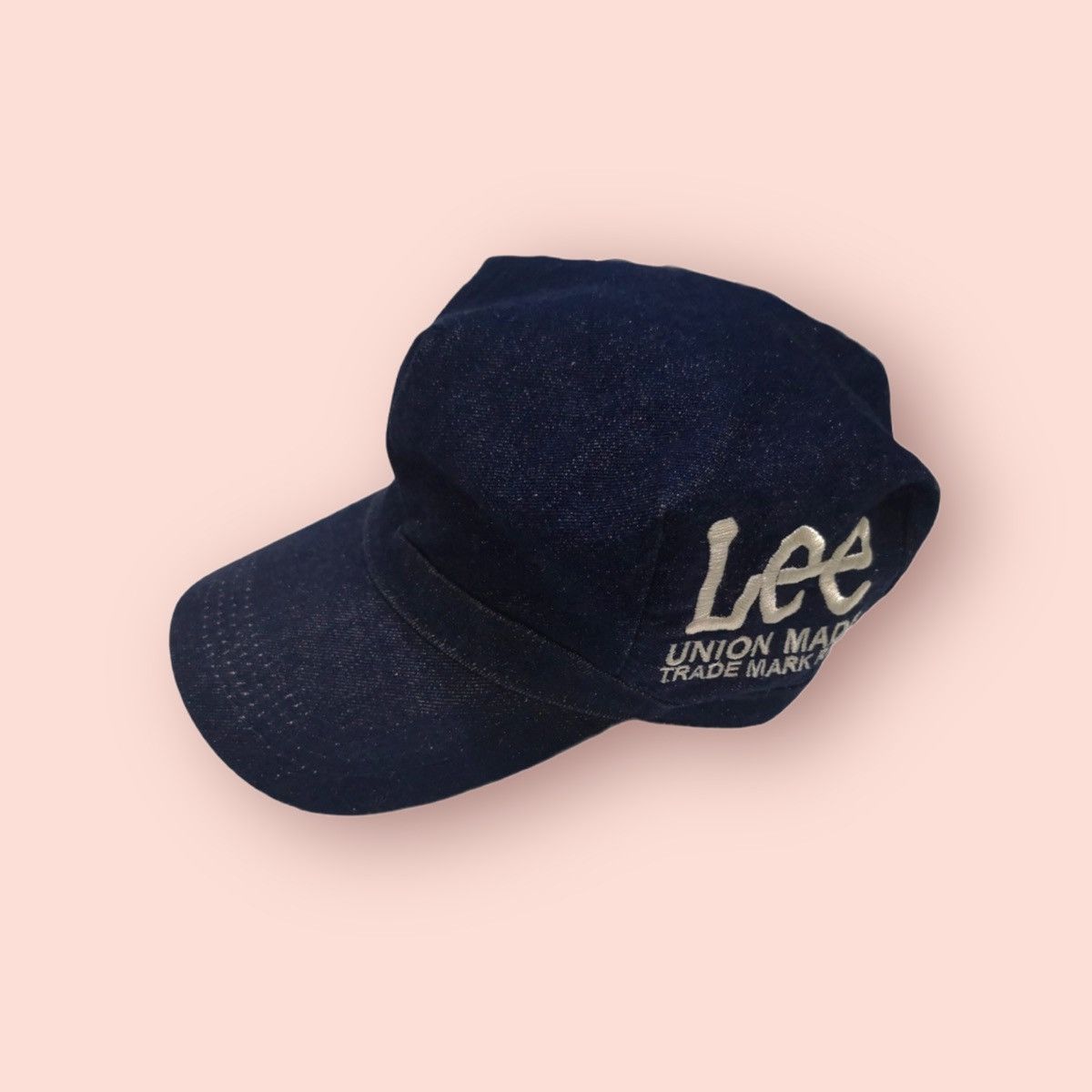 Japanese Brand × Lee × Life After Denim VINTAGE LEE DARK BLUE DENIM UNION MADE WORKER HAT Size ONE SIZE - 2 Thumbnail