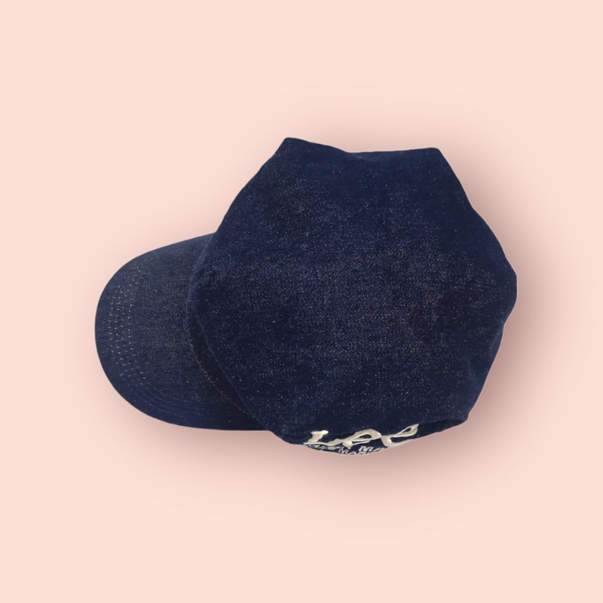 Japanese Brand × Lee × Life After Denim VINTAGE LEE DARK BLUE DENIM UNION MADE WORKER HAT Size ONE SIZE - 6 Thumbnail