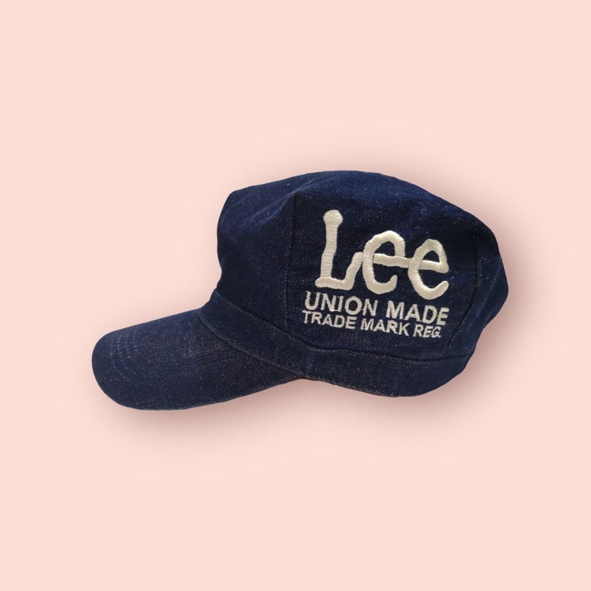 Japanese Brand × Lee × Life After Denim VINTAGE LEE DARK BLUE DENIM UNION MADE WORKER HAT Size ONE SIZE - 1 Thumbnail