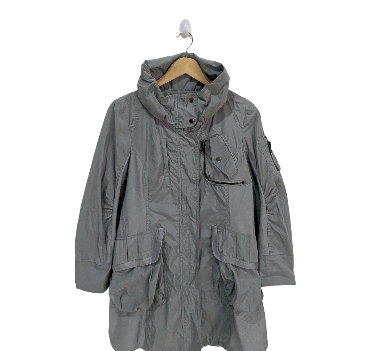 Hysteric Glamour × Japanese Brand ❤️‍🔥RYOKO KIKUCHI DESIGNER MULTIPOCKET PARKA JACKET Size S / US 4 / IT 40 - 2 Thumbnail