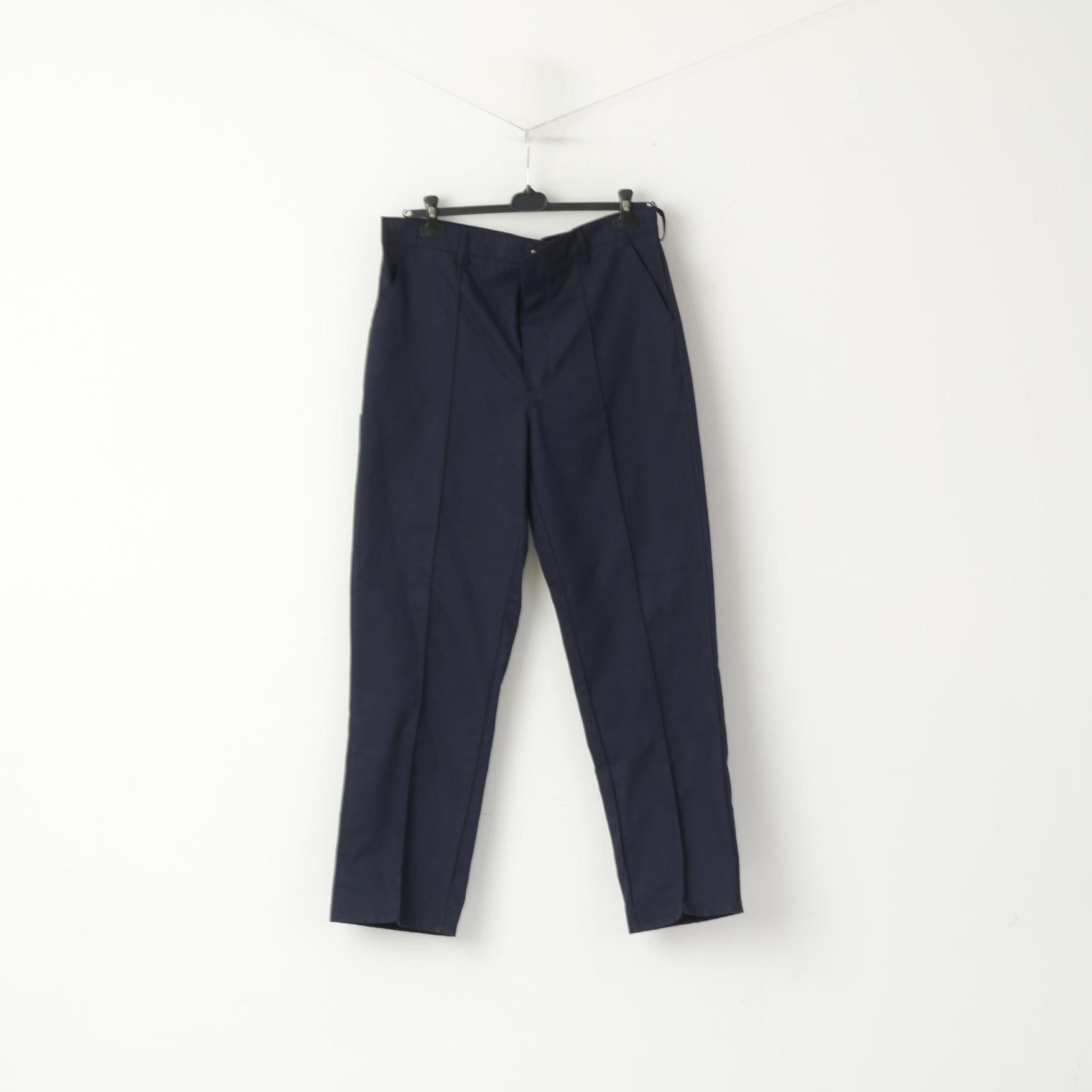 Dickies Dickies Men 38 54 Trousers Navy Cotton Blend Straight 4919 Size US 38 / EU 54 - 1 Thumbnail