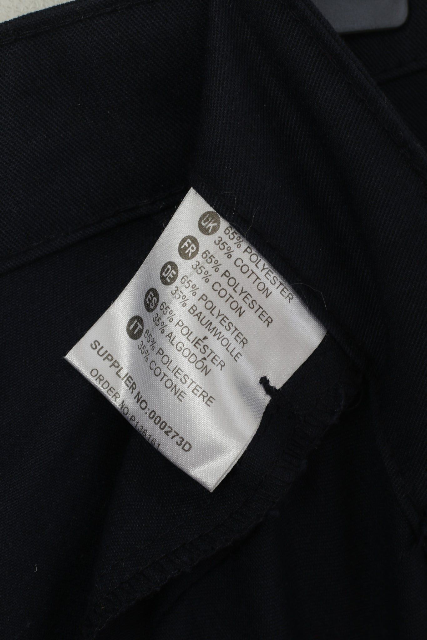 Dickies Dickies Men 38 54 Trousers Navy Cotton Blend Straight 4919 Size US 38 / EU 54 - 3 Thumbnail