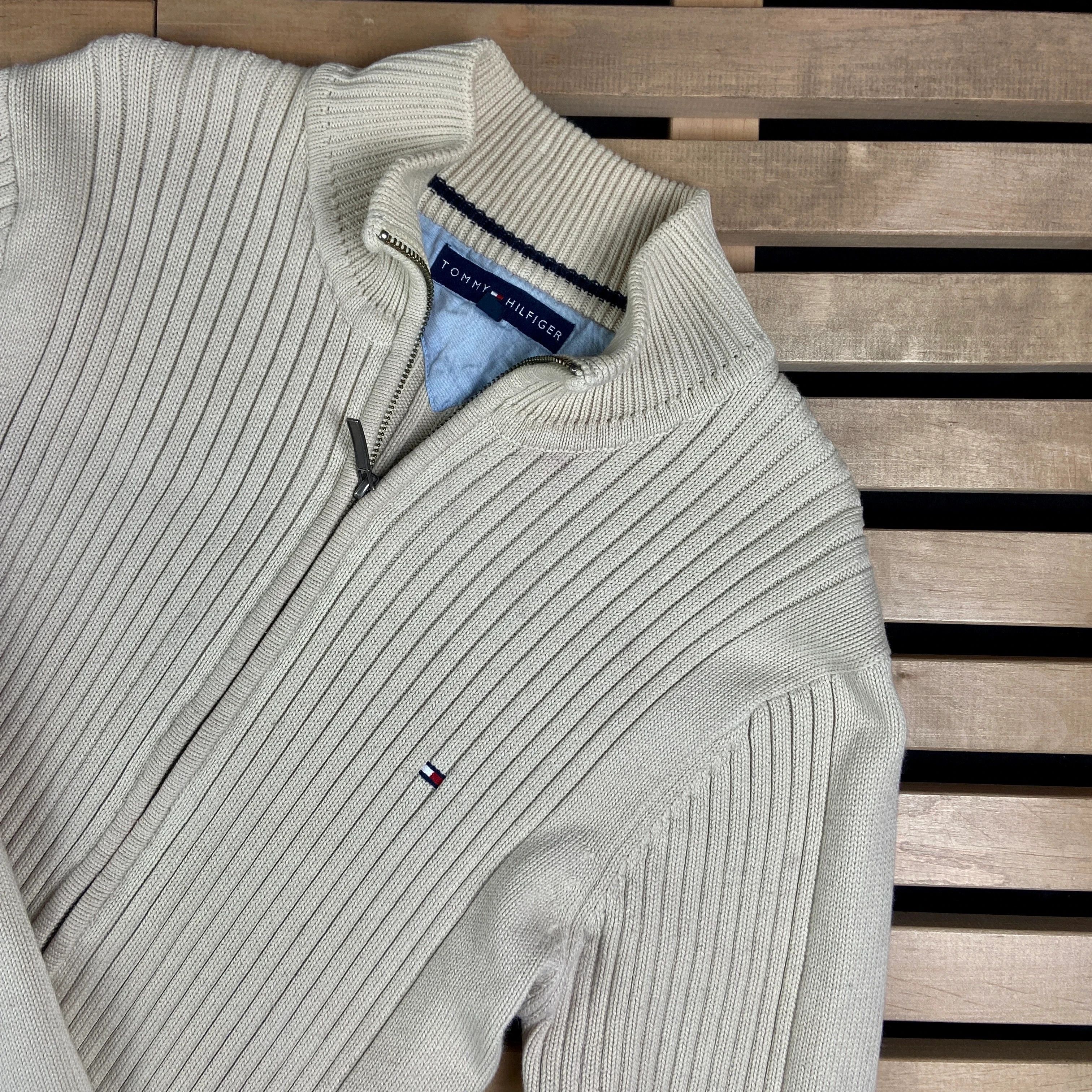Tommy Hilfiger Mens Sweater Full Zip Tommy Hilfiger Size XL Size US XL / EU 56 / 4 - 2 Thumbnail