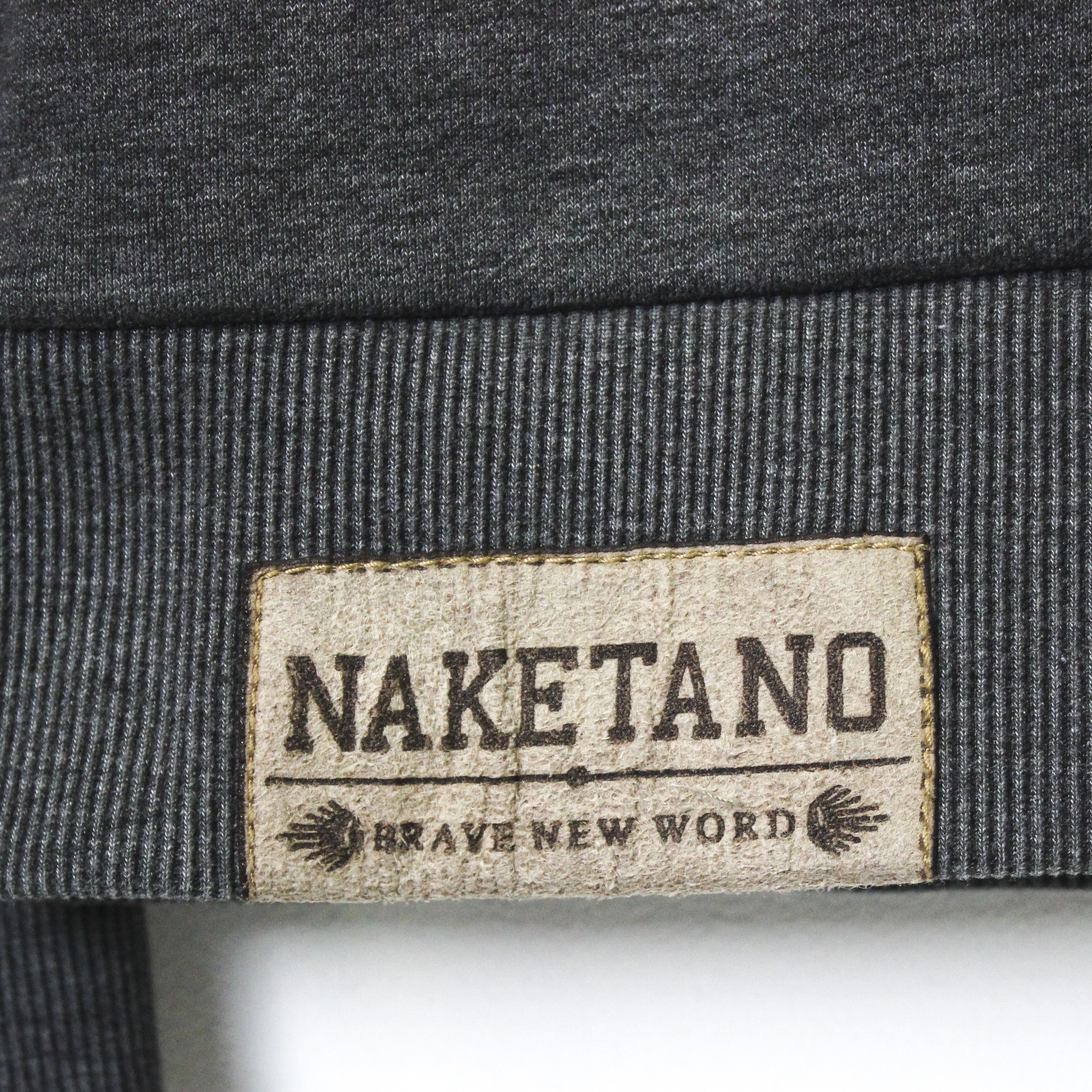 Naketano Pullover Hoodie Jumper Sweatshirt Sweater Grey Cotton Top Size XS / US 0-2 / IT 36-38 - 6 Thumbnail