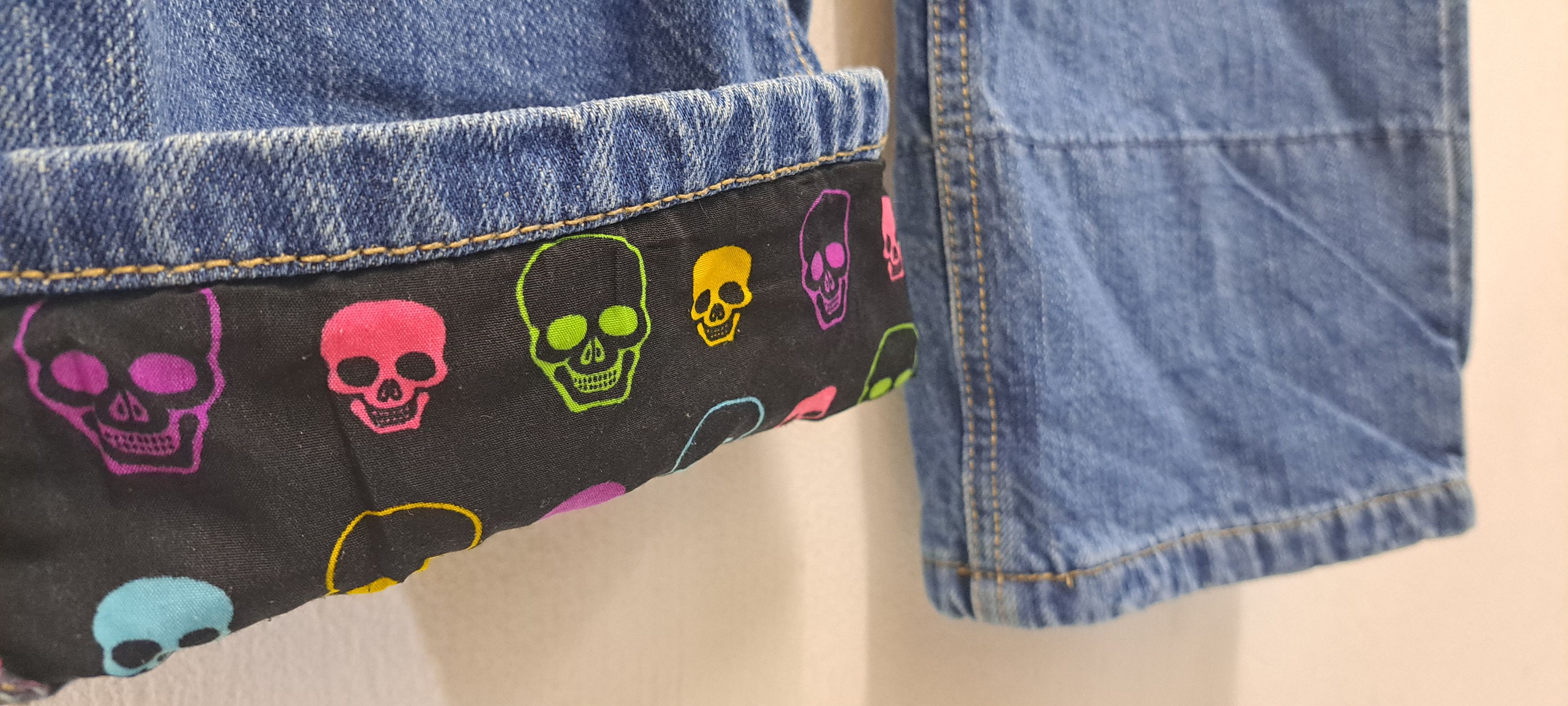 Other DOUBLE WAIST DENIM custom design Skull Size US 26 / EU 42 - 10 Thumbnail
