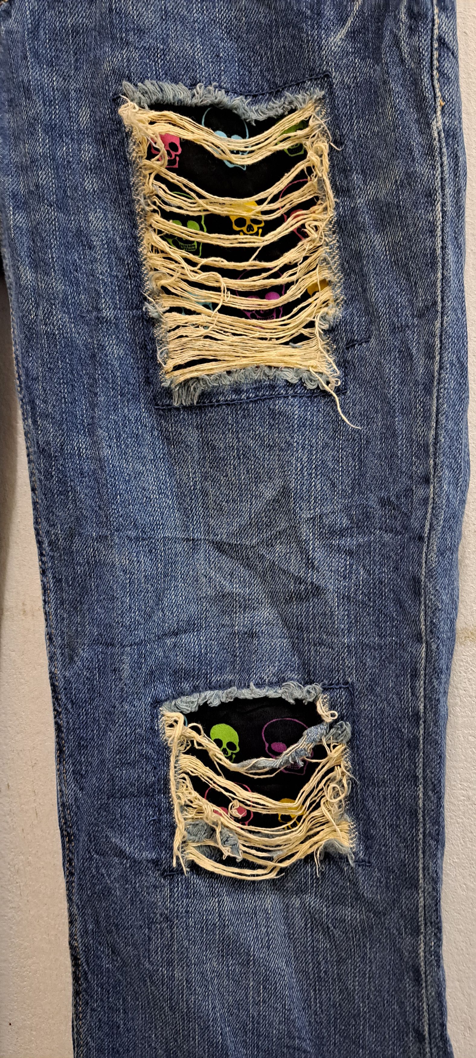 Other DOUBLE WAIST DENIM custom design Skull Size US 26 / EU 42 - 8 Thumbnail