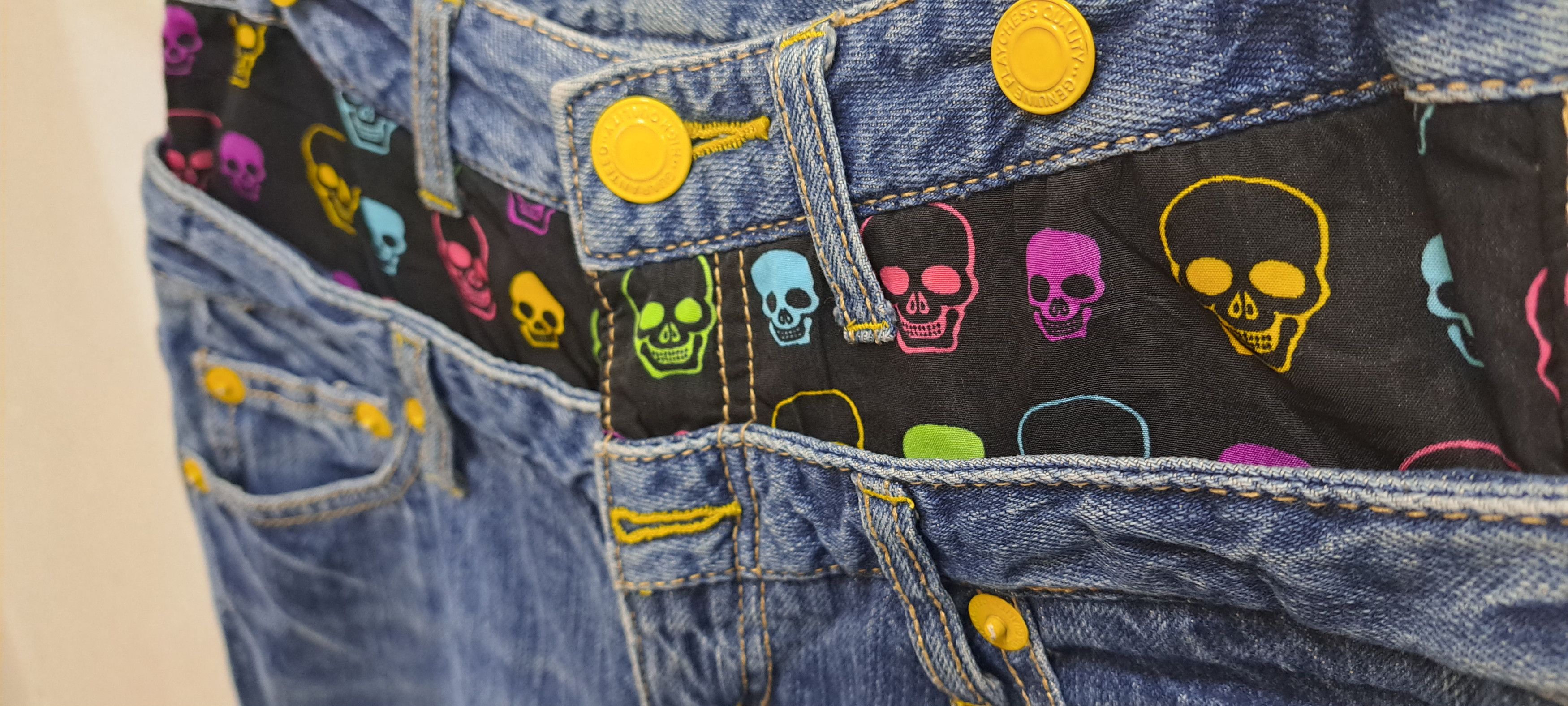 Other DOUBLE WAIST DENIM custom design Skull Size US 26 / EU 42 - 6 Thumbnail