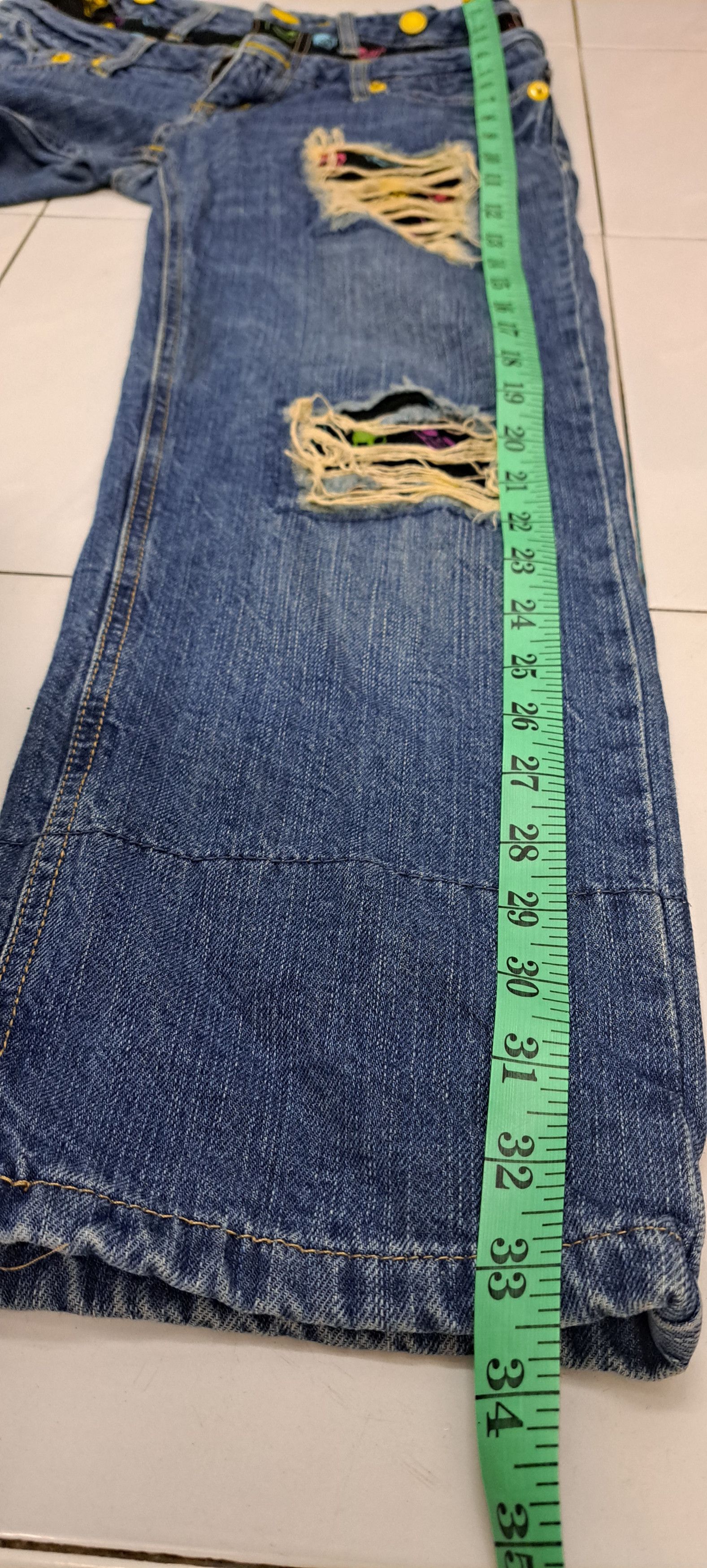 Other DOUBLE WAIST DENIM custom design Skull Size US 26 / EU 42 - 22 Thumbnail