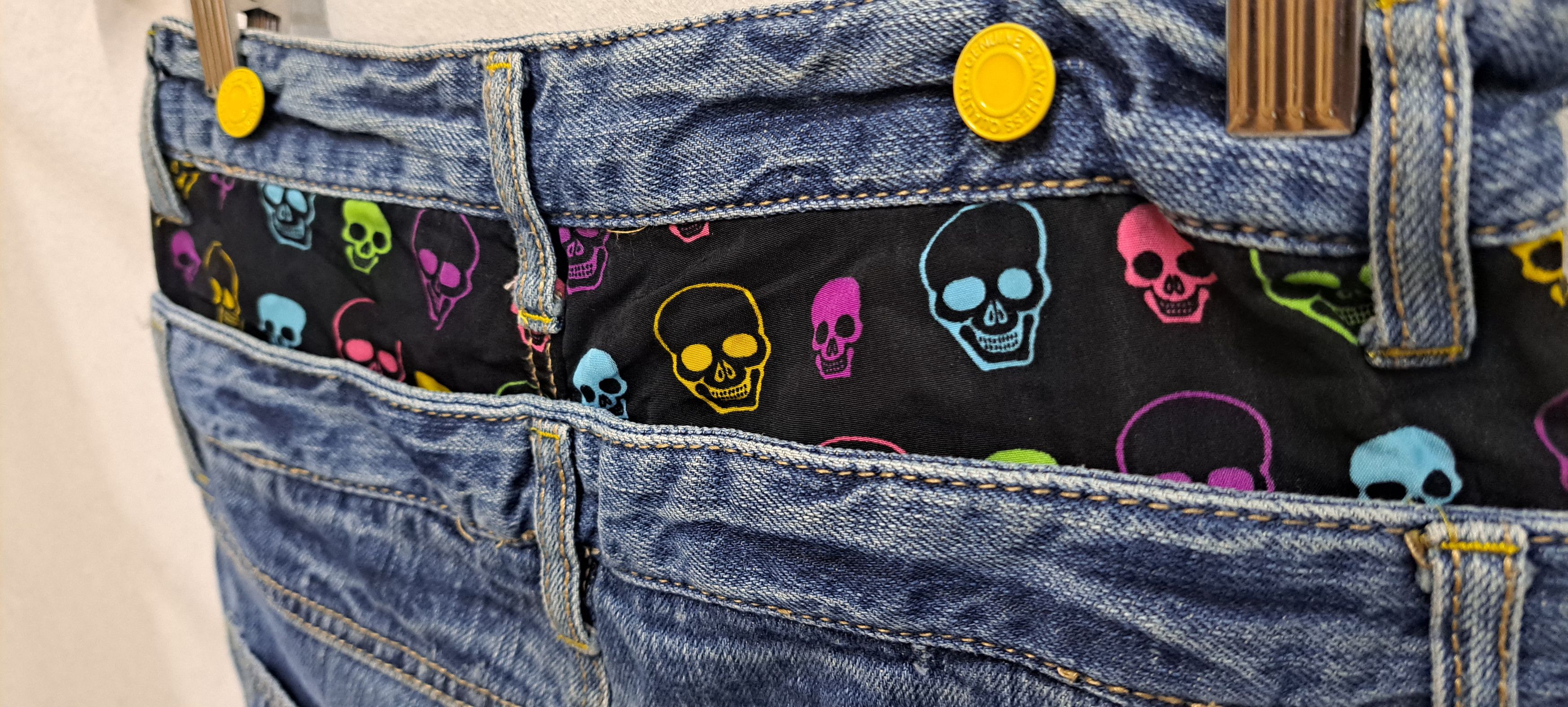 Other DOUBLE WAIST DENIM custom design Skull Size US 26 / EU 42 - 11 Thumbnail