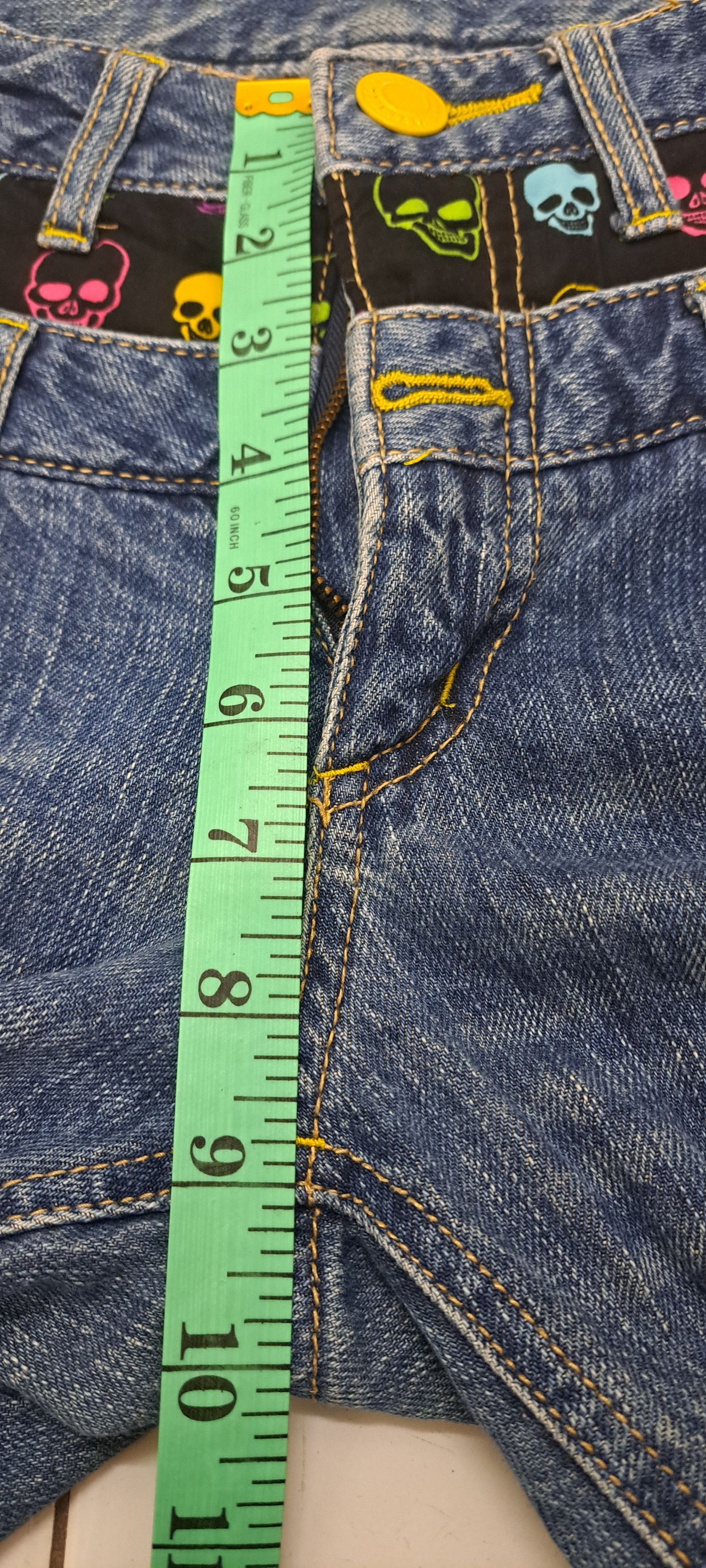 Other DOUBLE WAIST DENIM custom design Skull Size US 26 / EU 42 - 18 Thumbnail