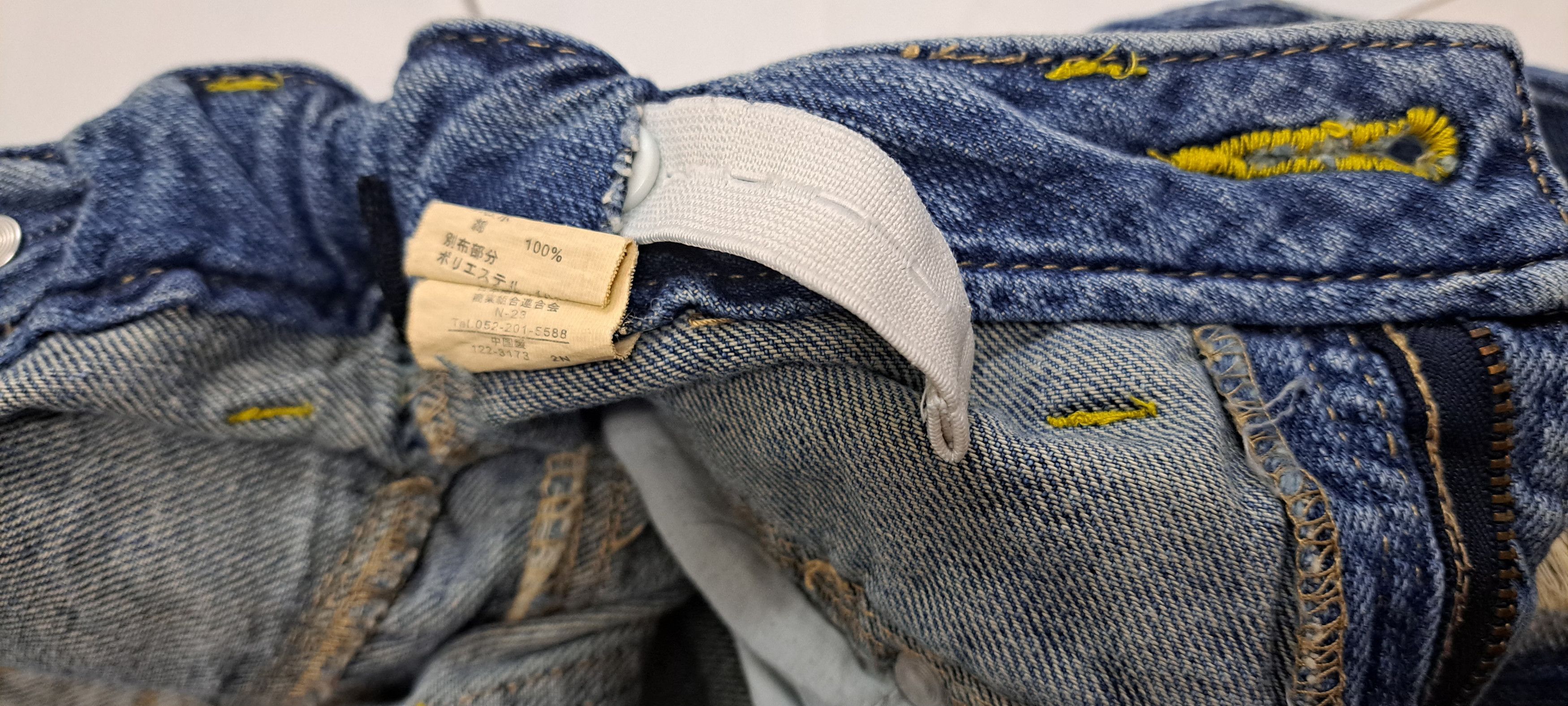 Other DOUBLE WAIST DENIM custom design Skull Size US 26 / EU 42 - 16 Thumbnail