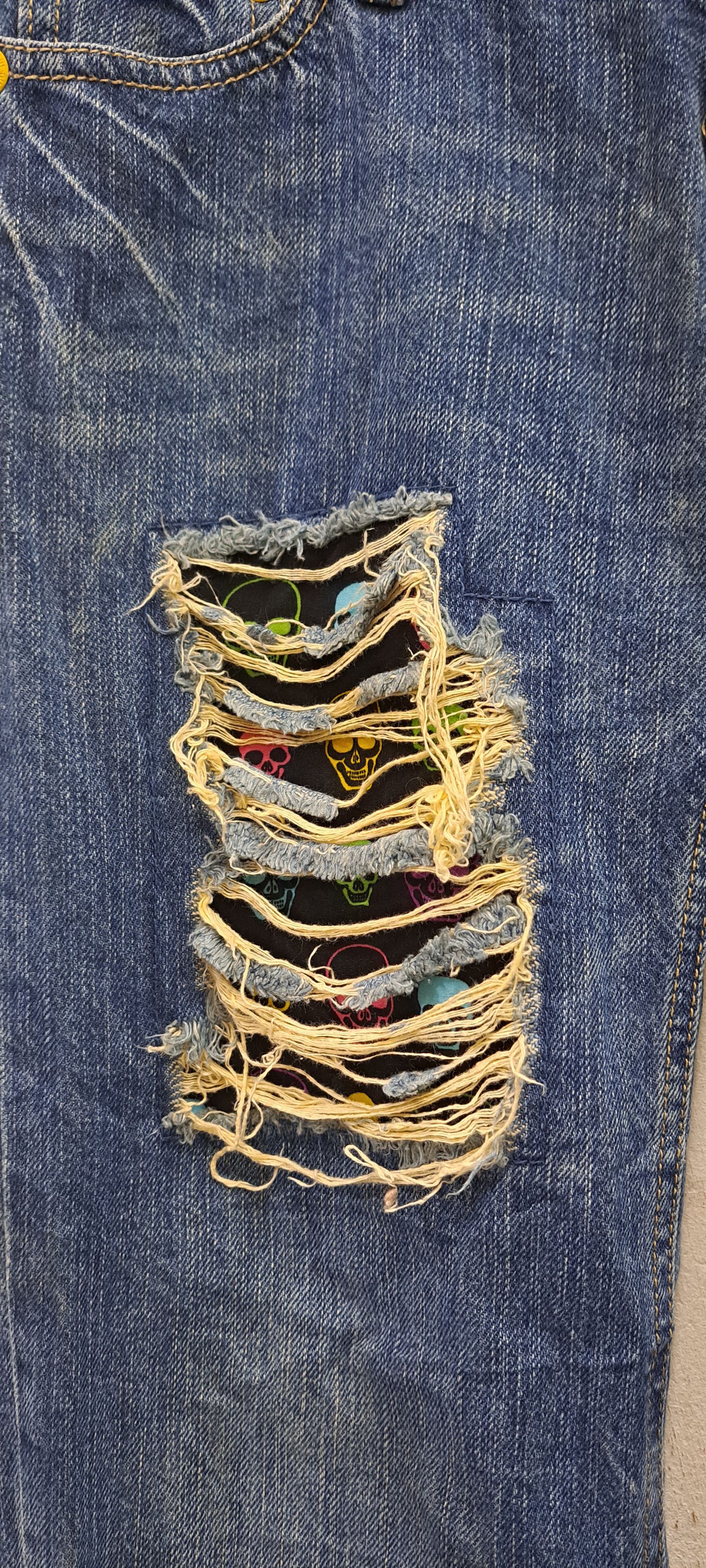 Other DOUBLE WAIST DENIM custom design Skull Size US 26 / EU 42 - 9 Thumbnail